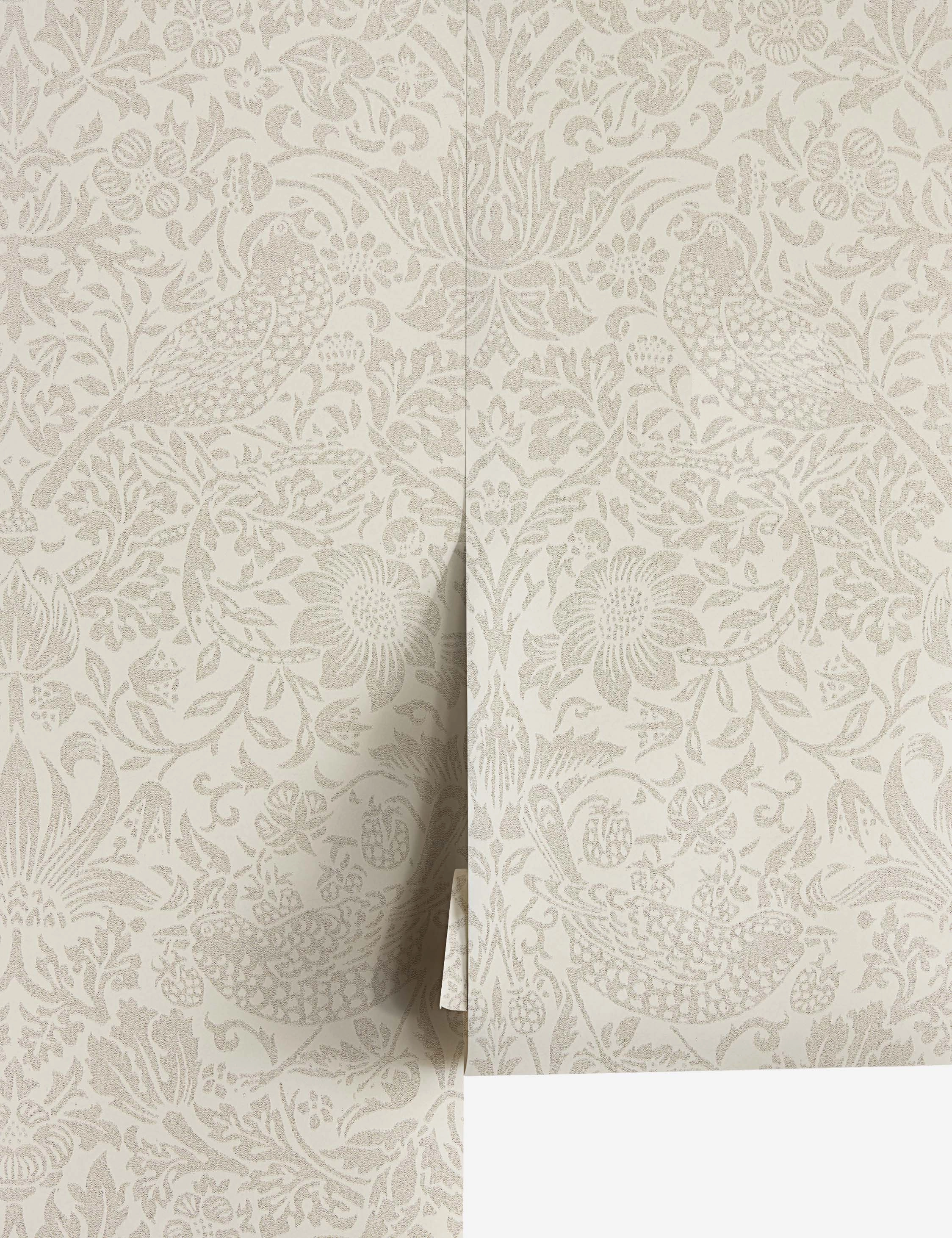 Pure Strawberry Thief Wallpaper by Morris & Co.
