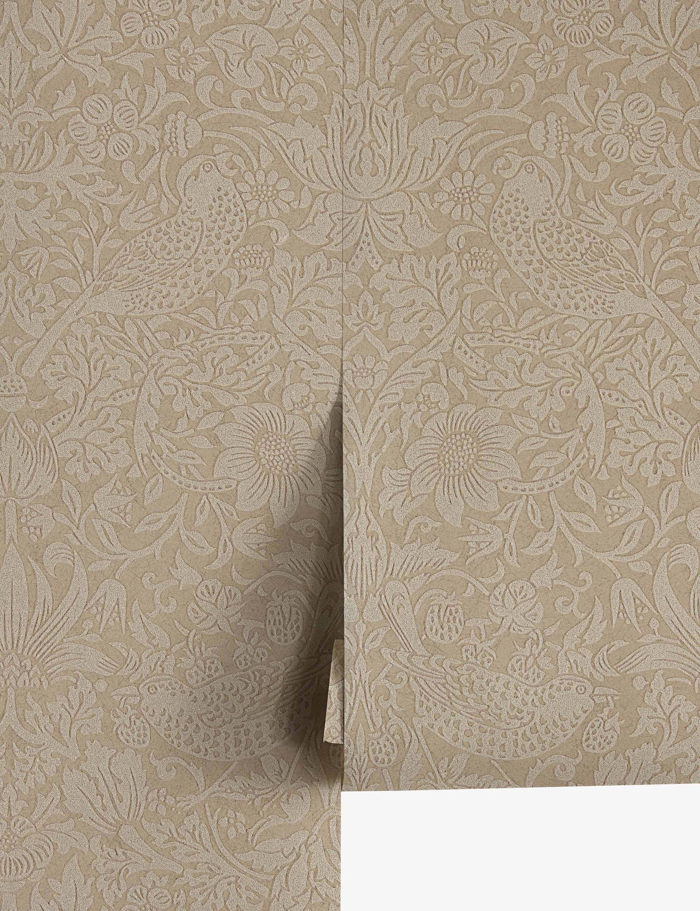 Pure Strawberry Thief Wallpaper by Morris & Co.