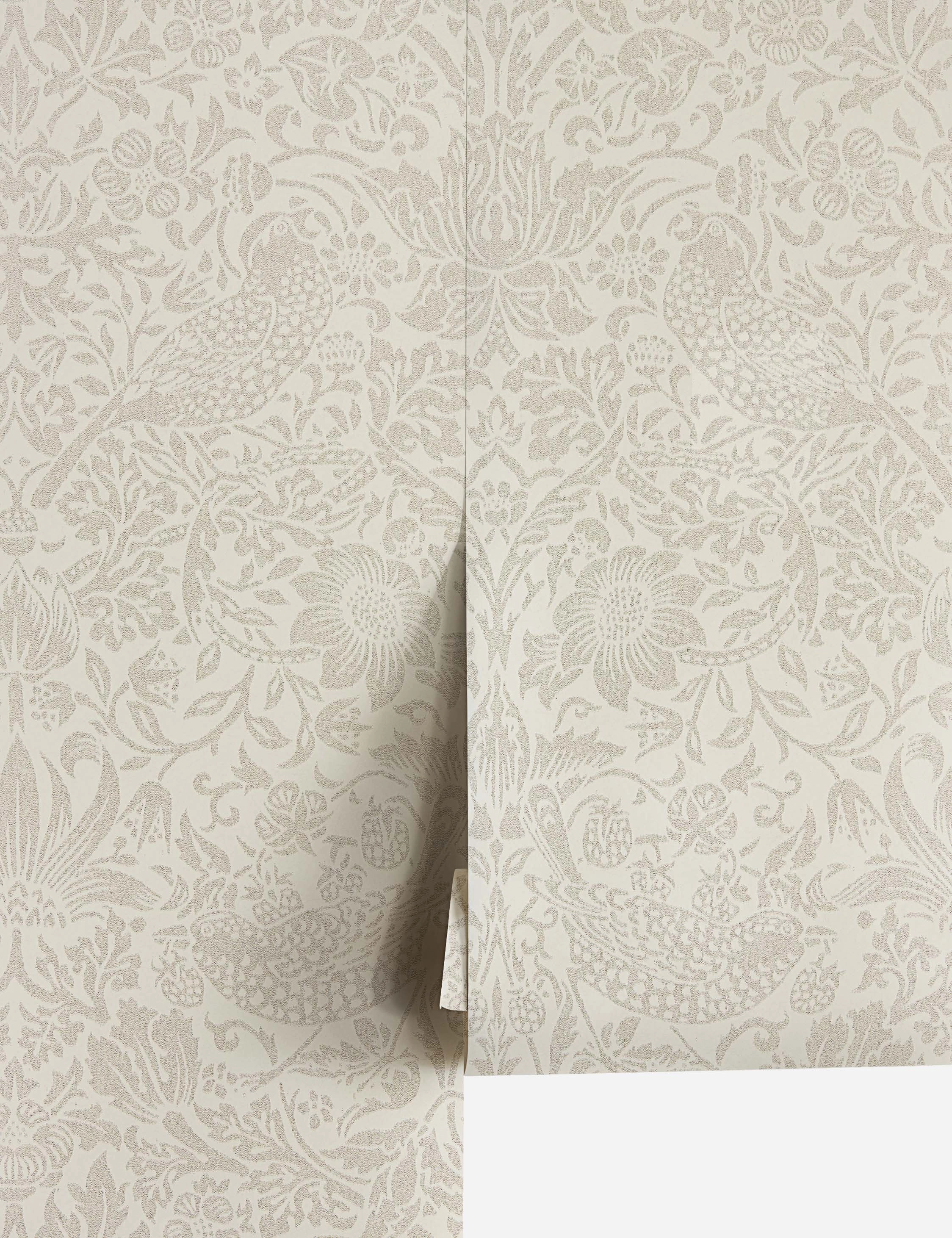 Pure Strawberry Thief Wallpaper by Morris & Co.