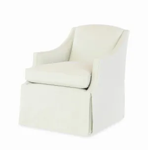 Raleigh Skirted Swivel Chair 