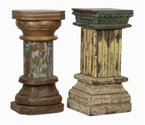 Reclaimed Pillar Pedestal 