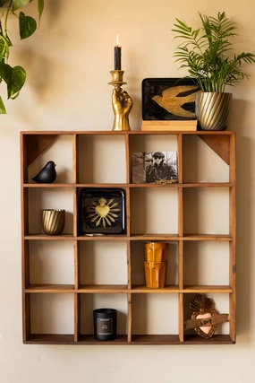 Reclaimed Wood Shelf 
