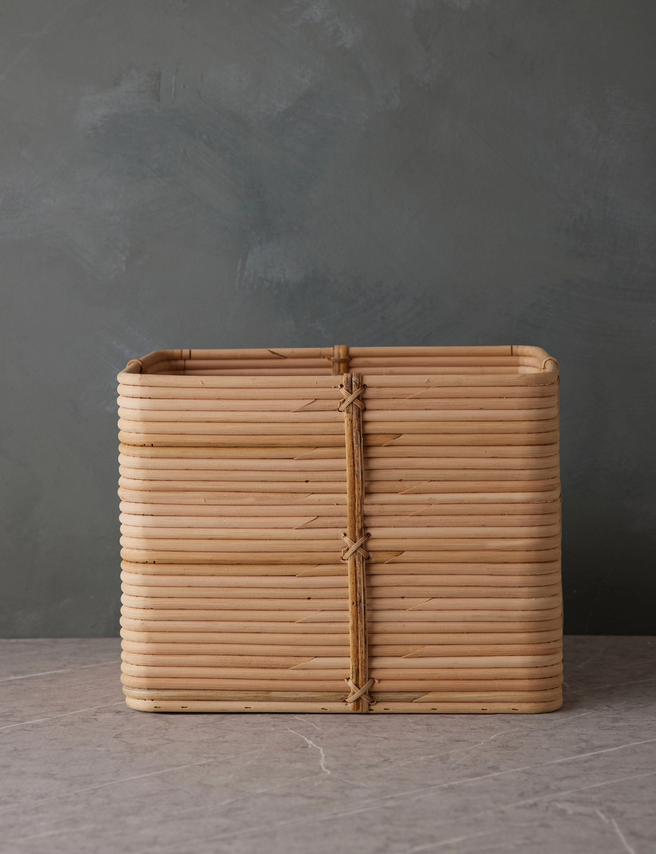 Reeded Rattan Basket by NEAT Method