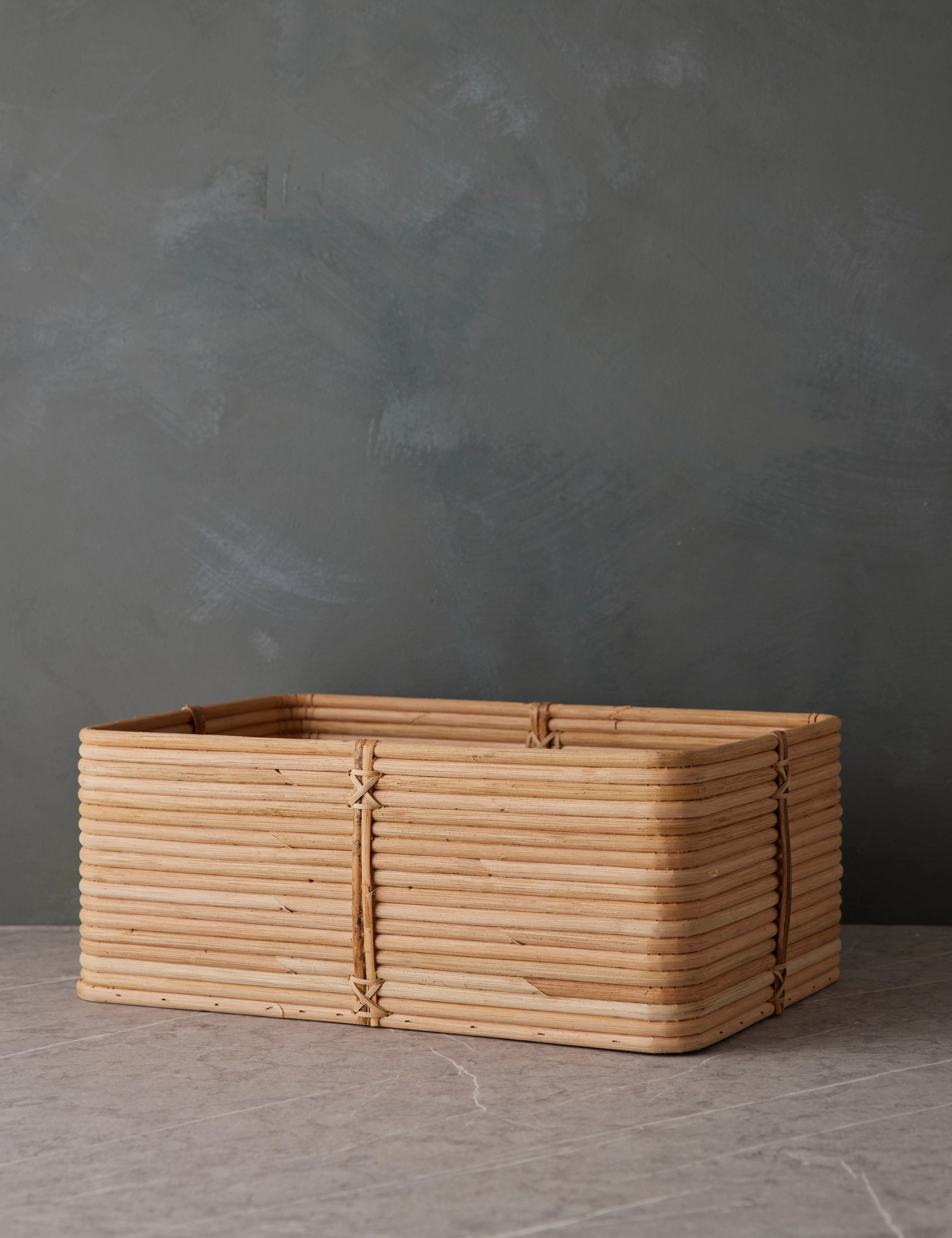 Reeded Rattan Basket by NEAT Method