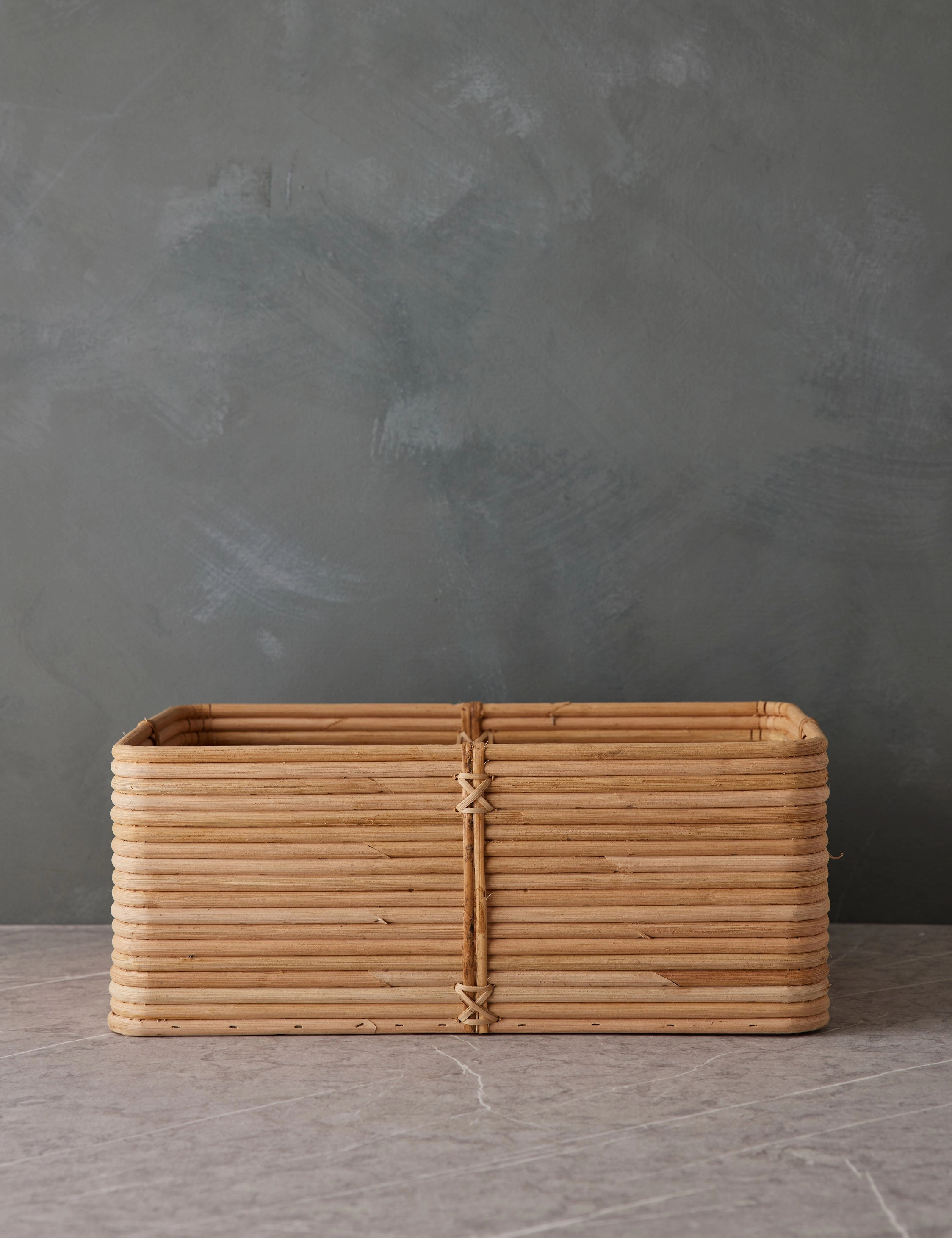 Reeded Rattan Basket by NEAT Method