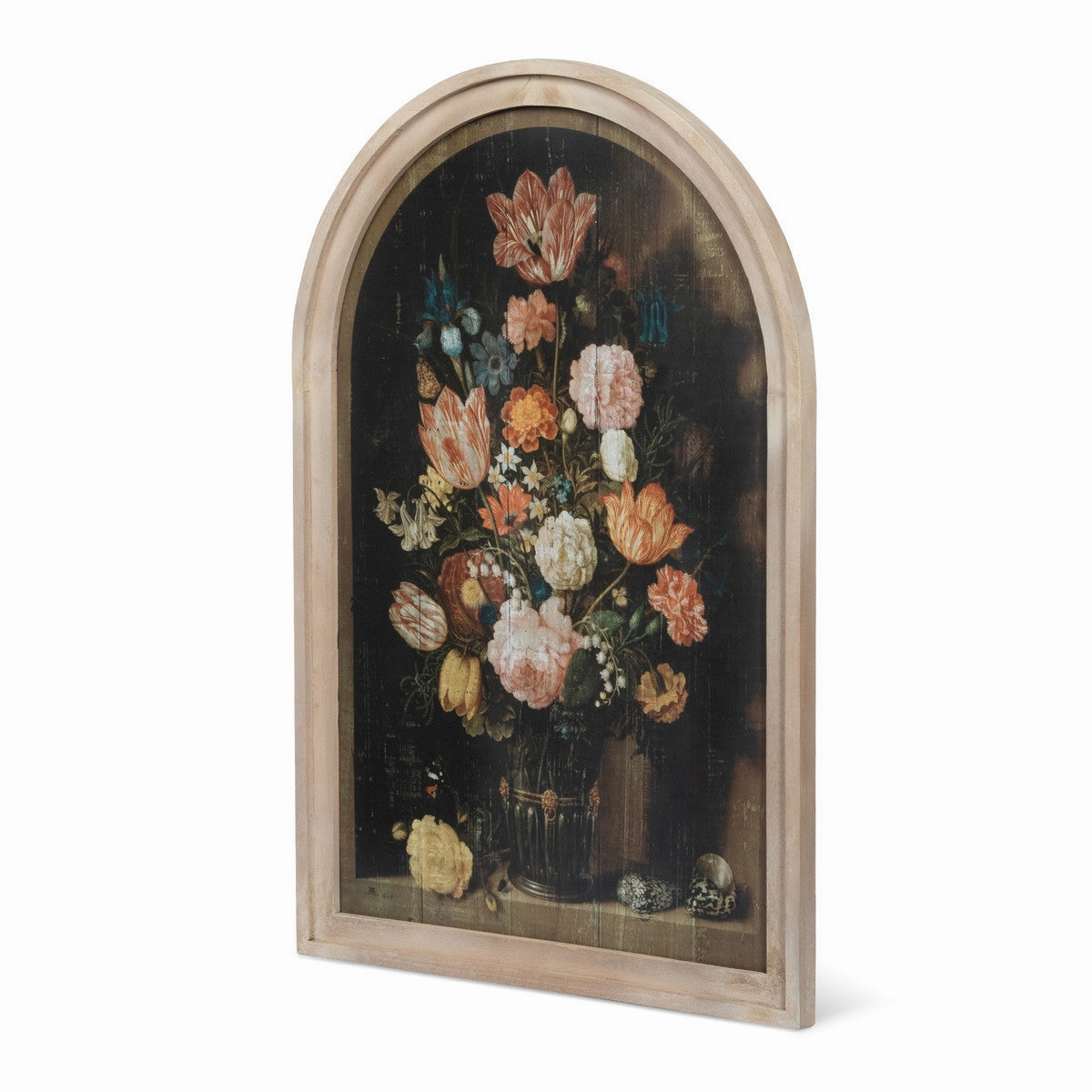 Renaissance Floral Wood Print Set