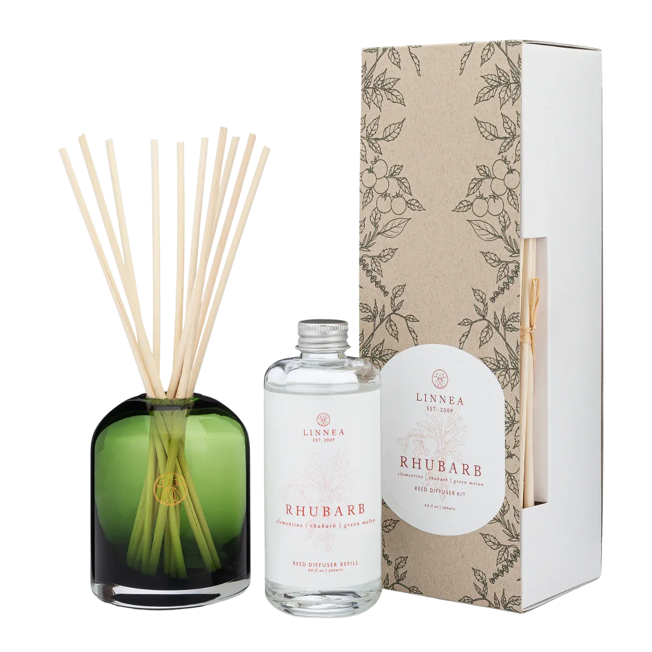 Rhubarb Diffuser Set 