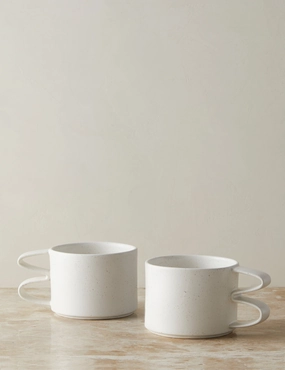 Ribbon Mug (Set of 2) by Sarah Sherman Samuel -  - 