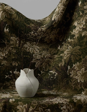 Ridge Edge Cotton-Blend Fabric by Scalamandr 