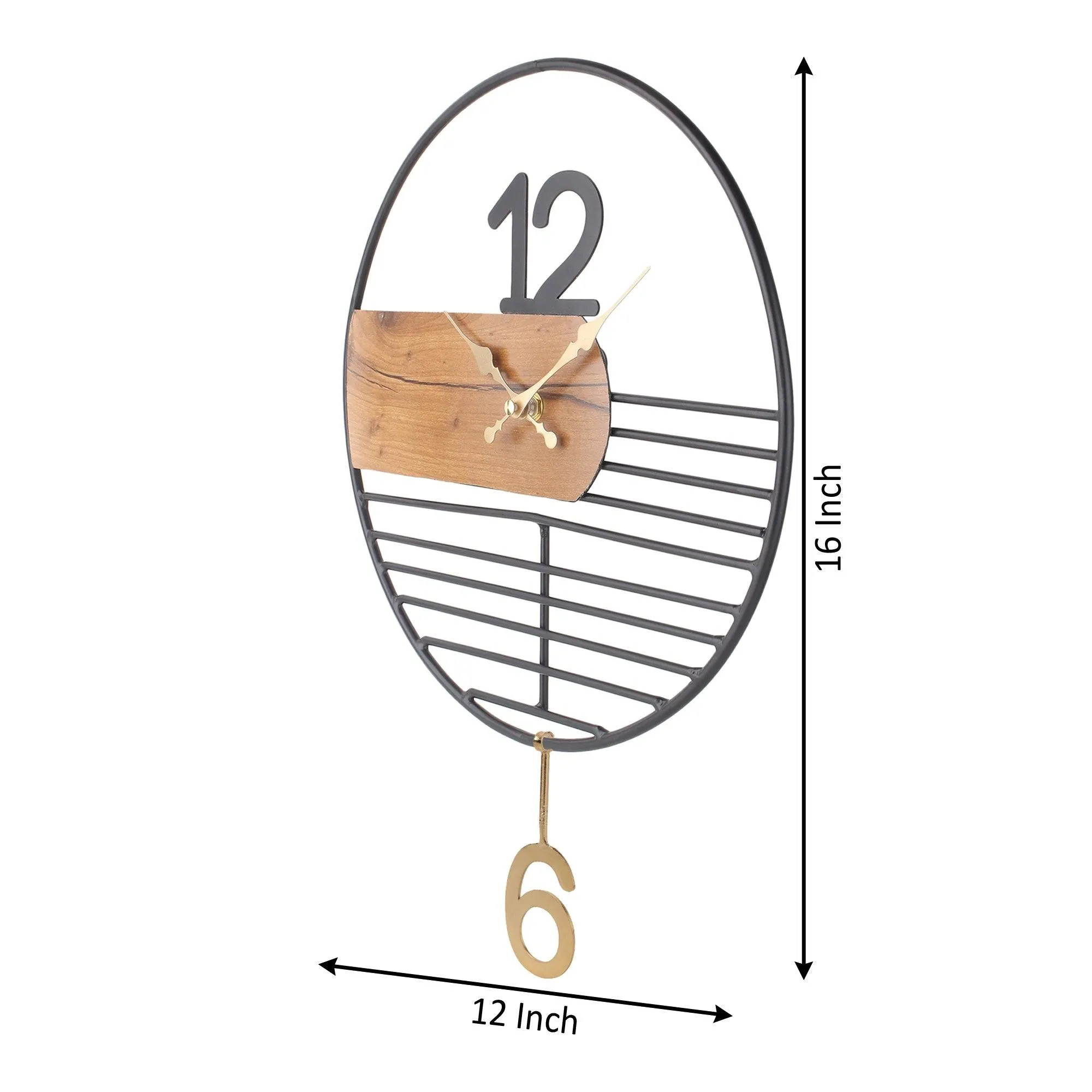 Ringmaster Wall Clock in Black