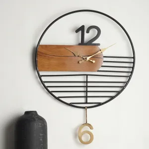 Ringmaster Wall Clock in Black 