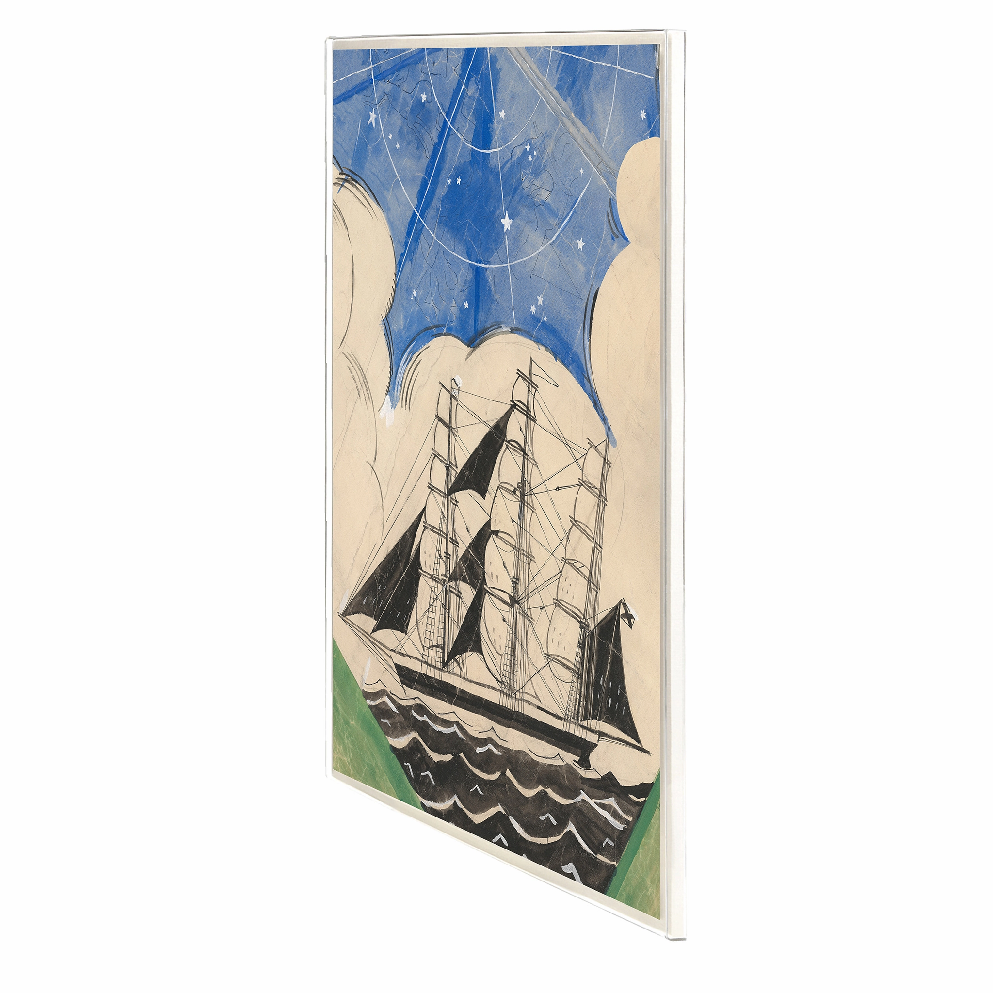 Robert Bonfils Archive, Sailboat at Sea