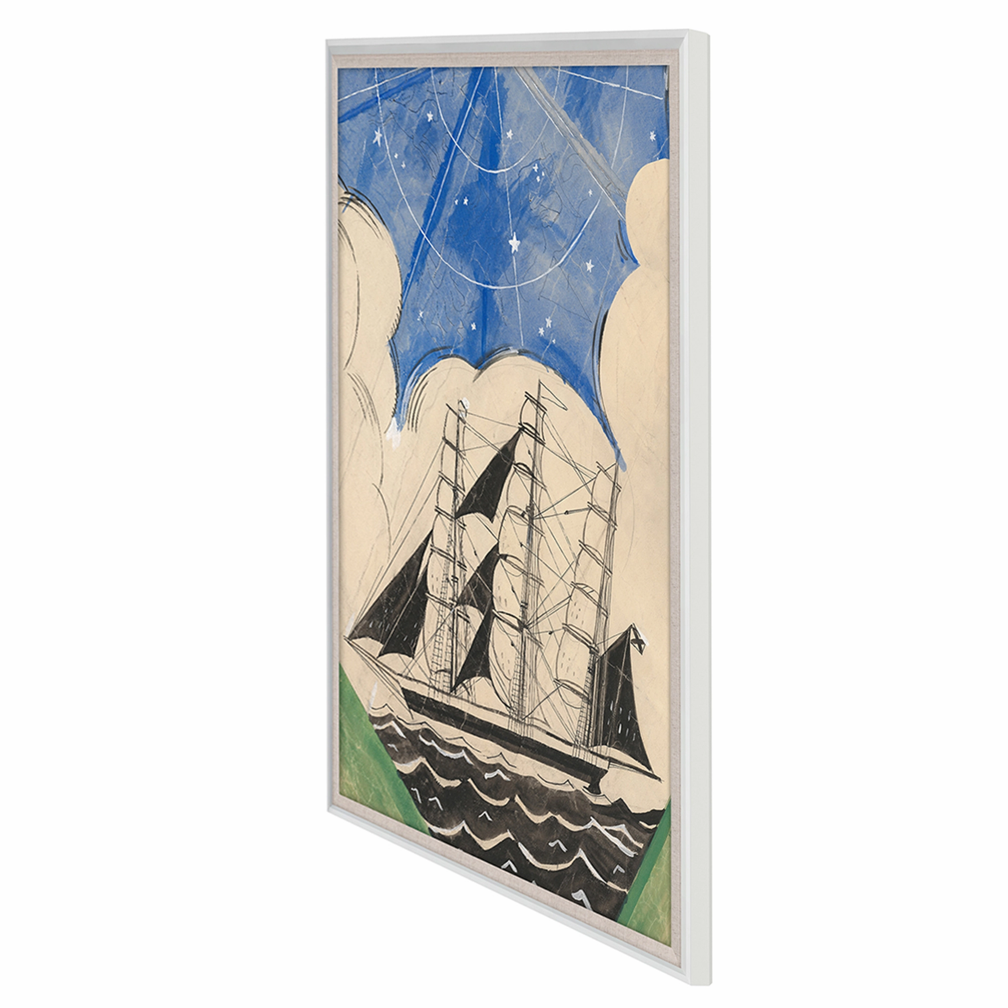 Robert Bonfils Archive, Sailboat at Sea
