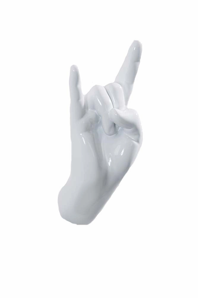 Rock On Hand Wall Art & Coat Hook