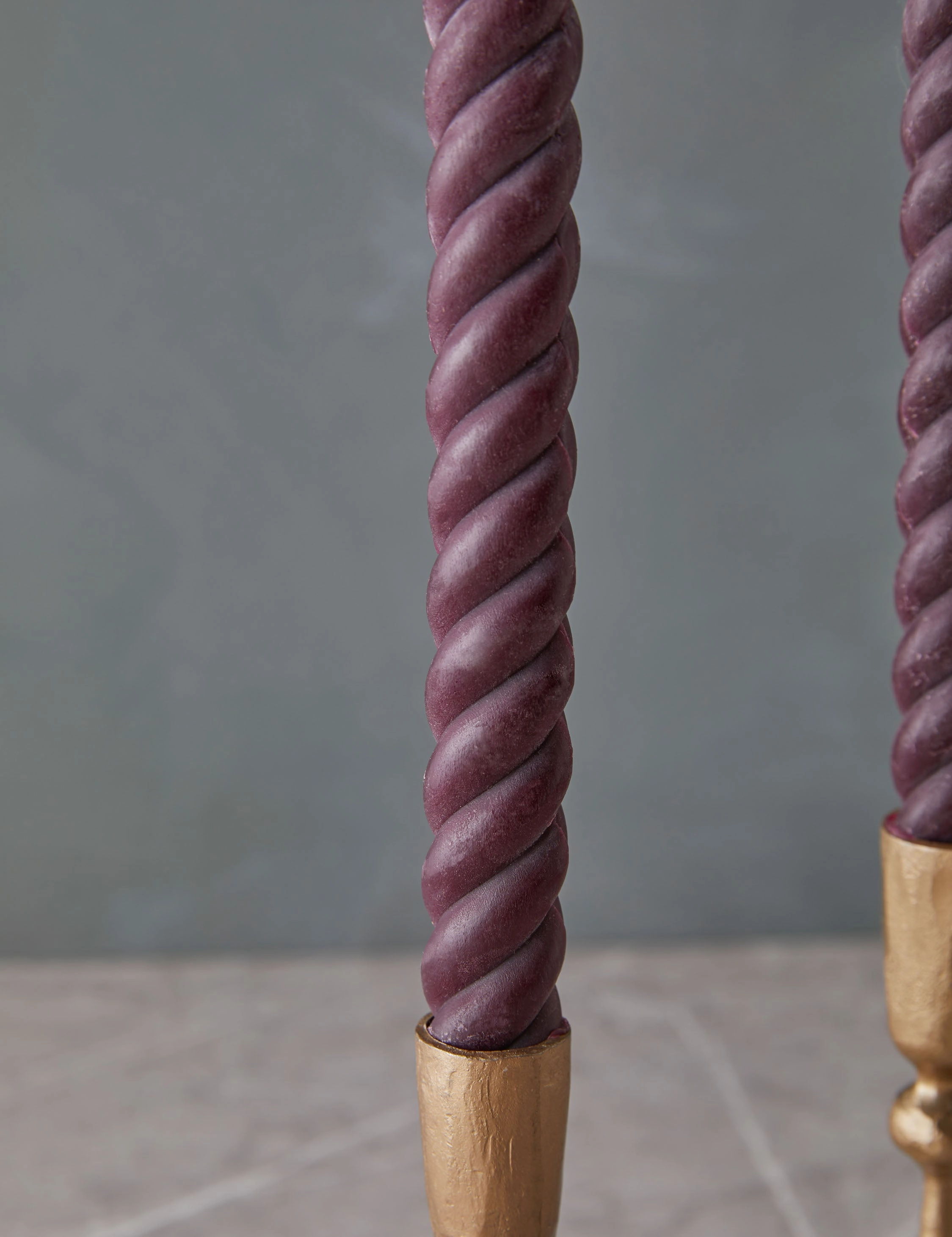 Rope Taper Candles (Set Of 2) by Greentree Home