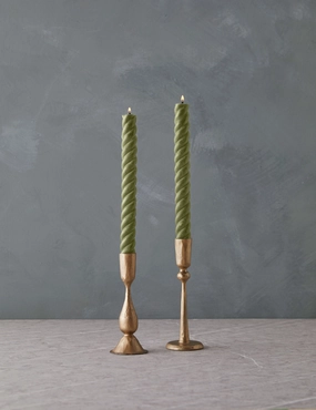 Rope Taper Candles (Set Of 2) by Greentree Home 