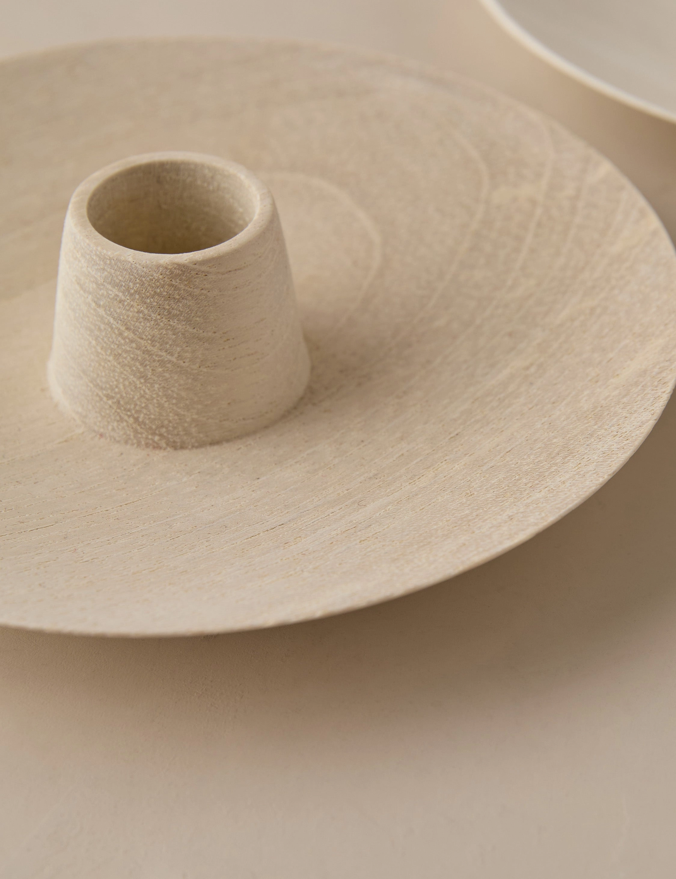 Round Taper Holders (Set of 2) by Itza Wood