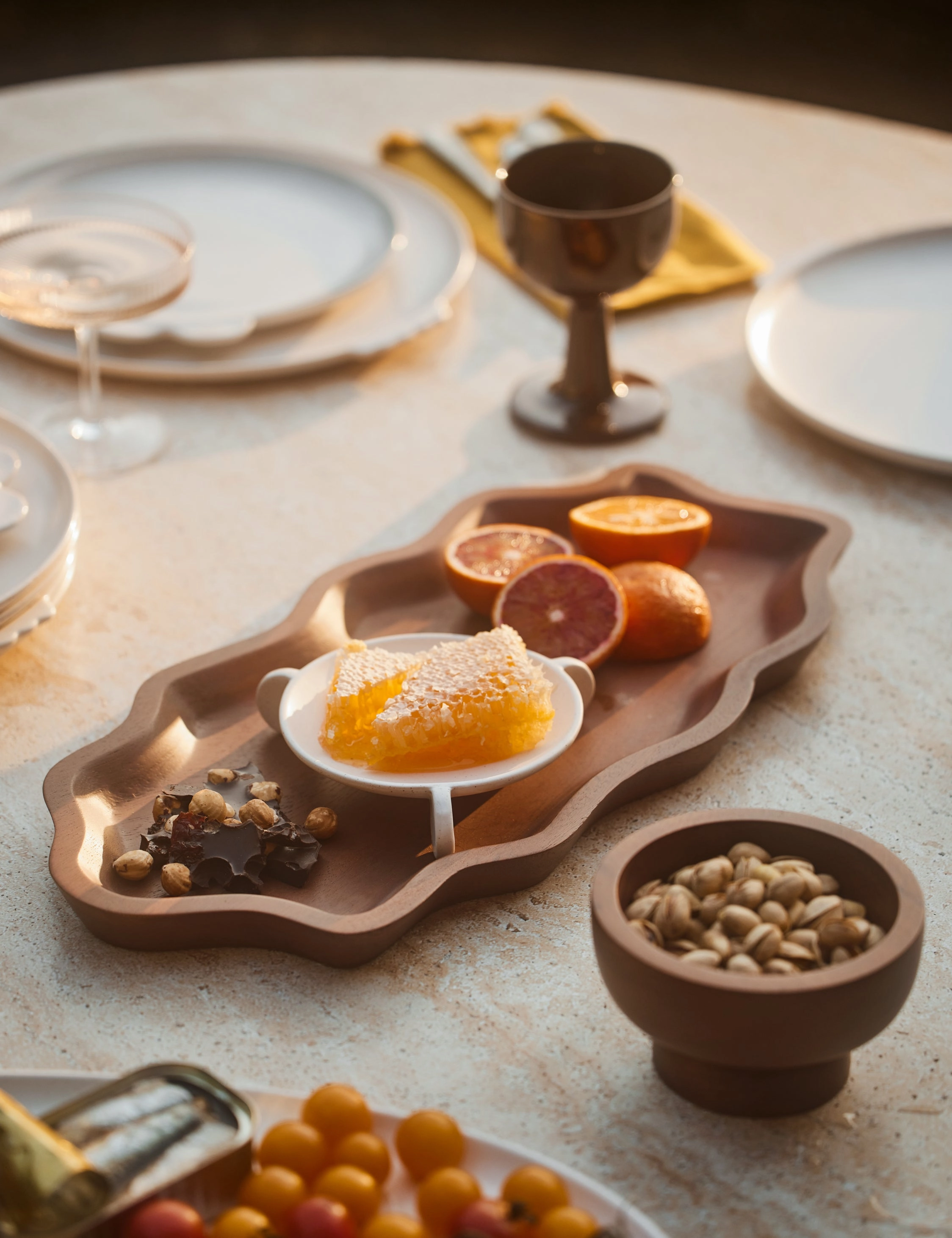 Ruffle Serving Tray by Sarah Sherman Samuel