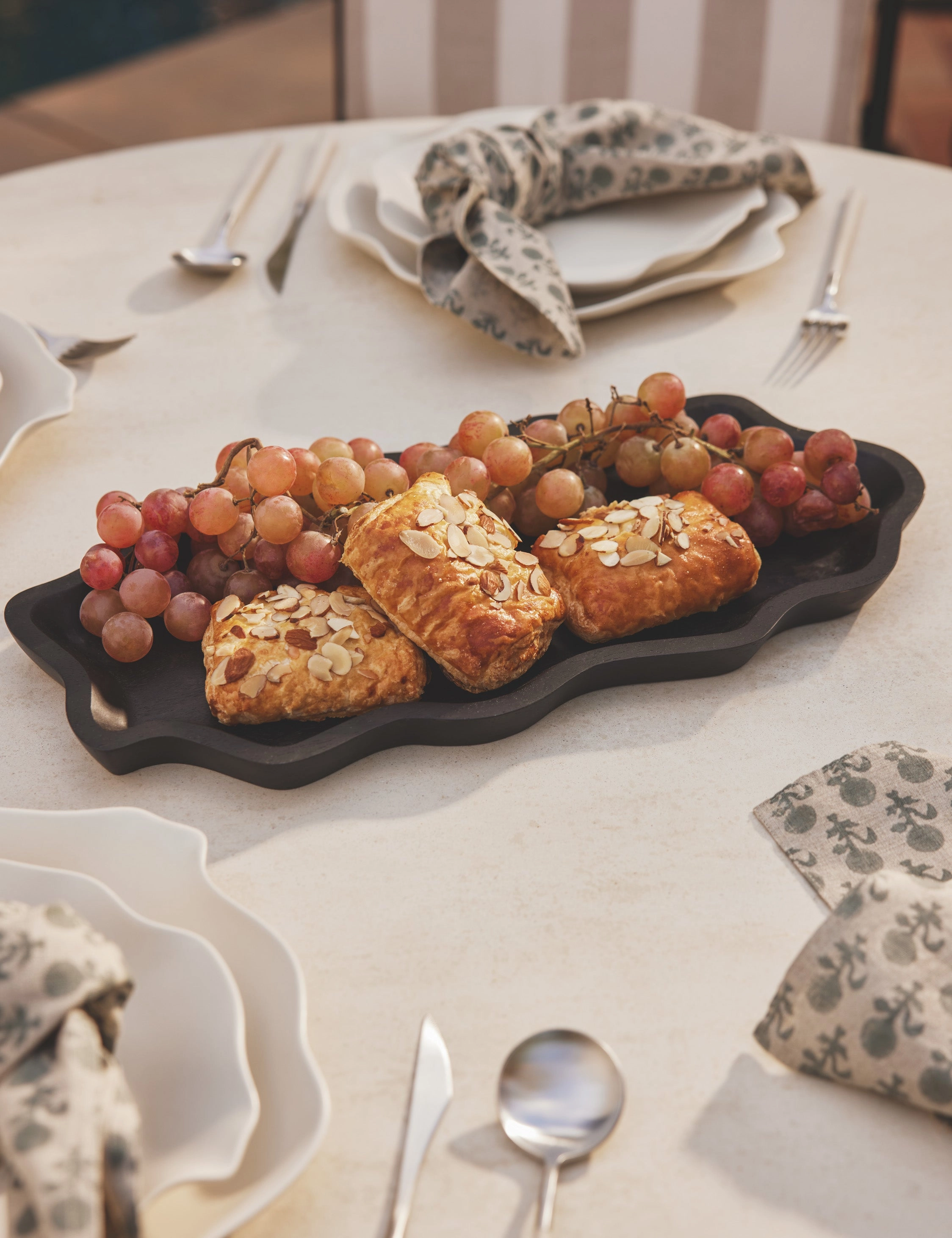 Ruffle Serving Tray by Sarah Sherman Samuel
