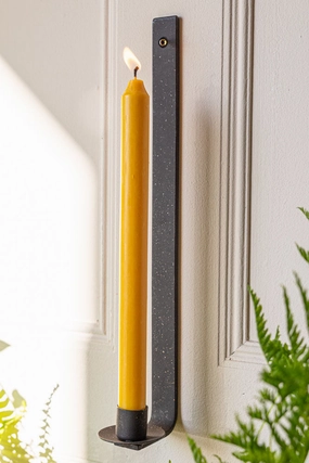 Rustic-Style Candlestick Wall Sconce 