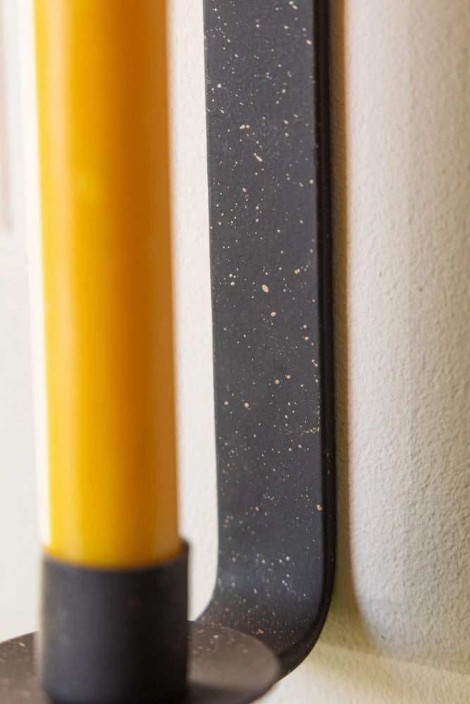 Rustic-Style Candlestick Wall Sconce