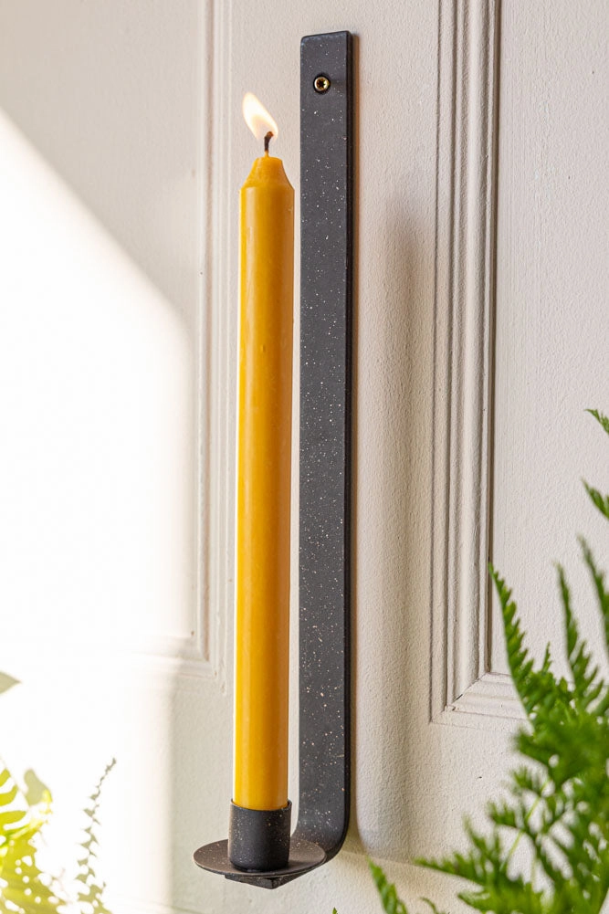Rustic-Style Candlestick Wall Sconce 