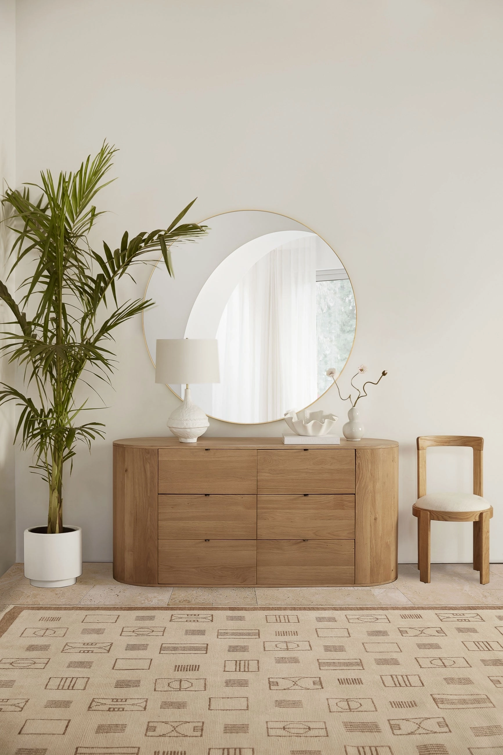Saba Round Mirror 