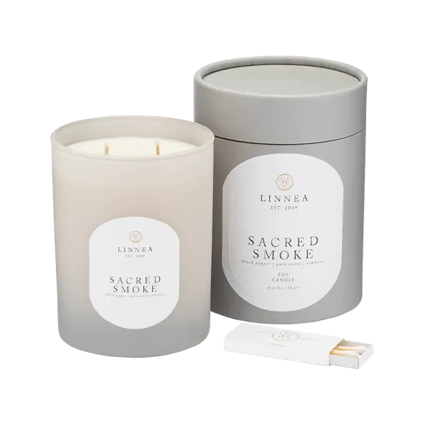 Sacred Smoke 2 Wick Candle