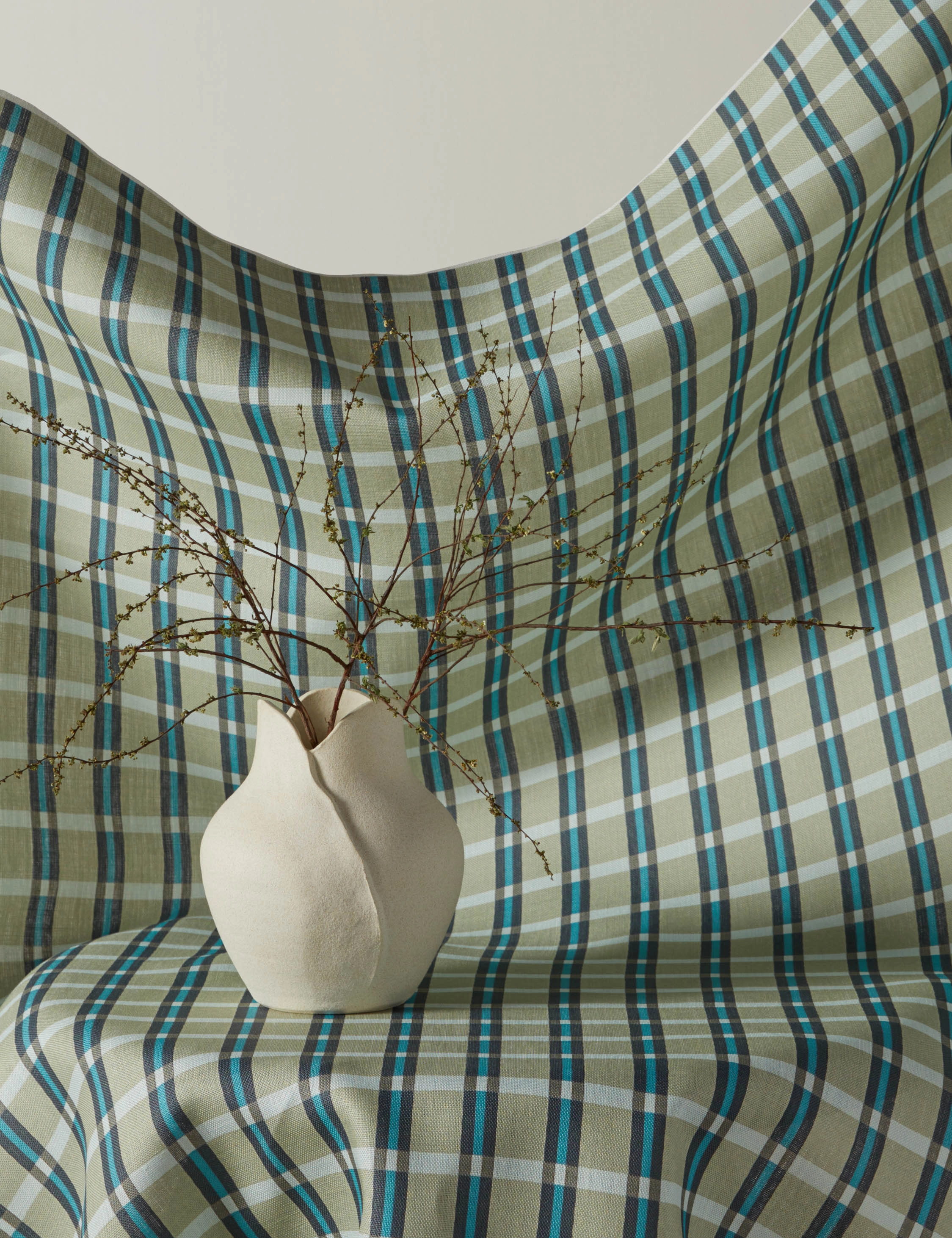 Sadie Linen Fabric by Annie Coop