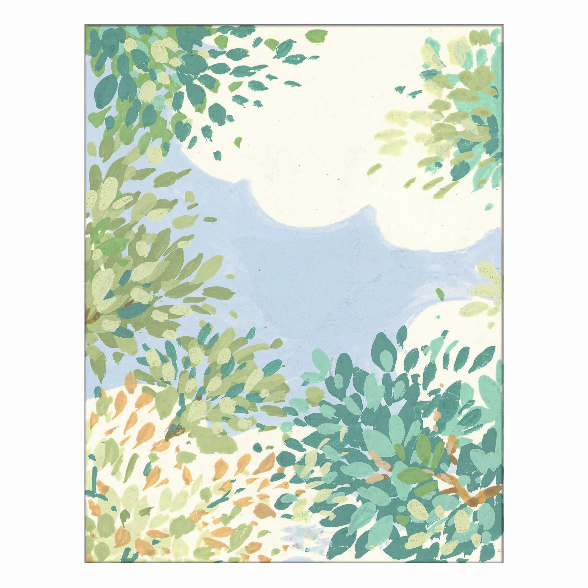 Saint-Fiacre Archive, Trees and Clouds
