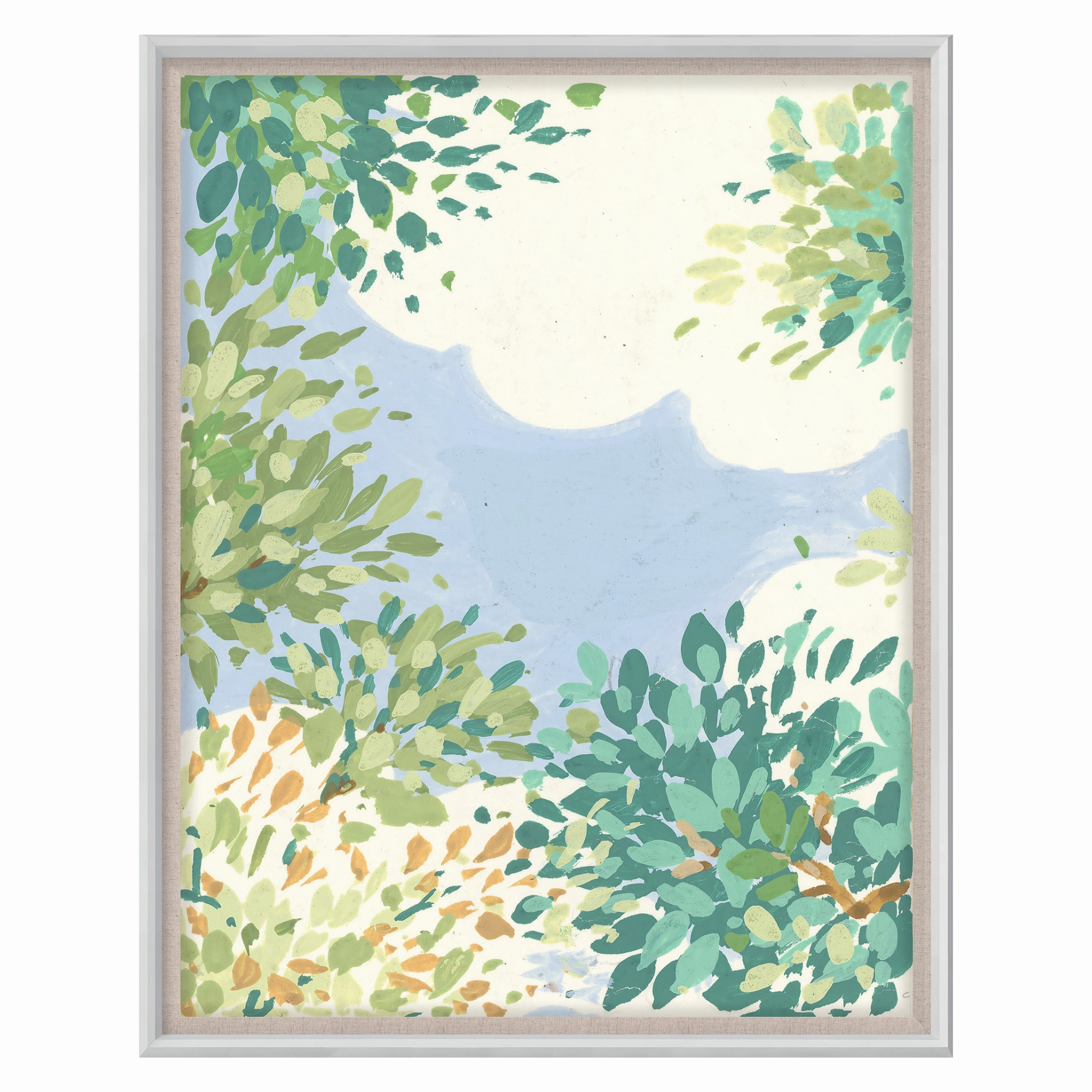 Saint-Fiacre Archive, Trees and Clouds