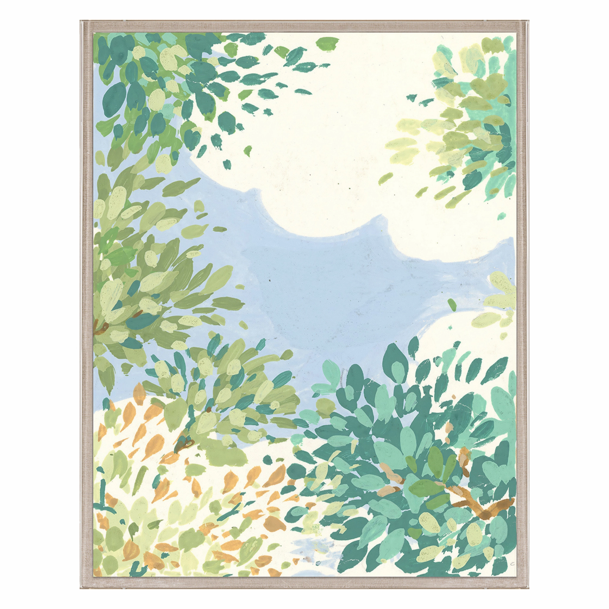 Saint-Fiacre Archive, Trees and Clouds