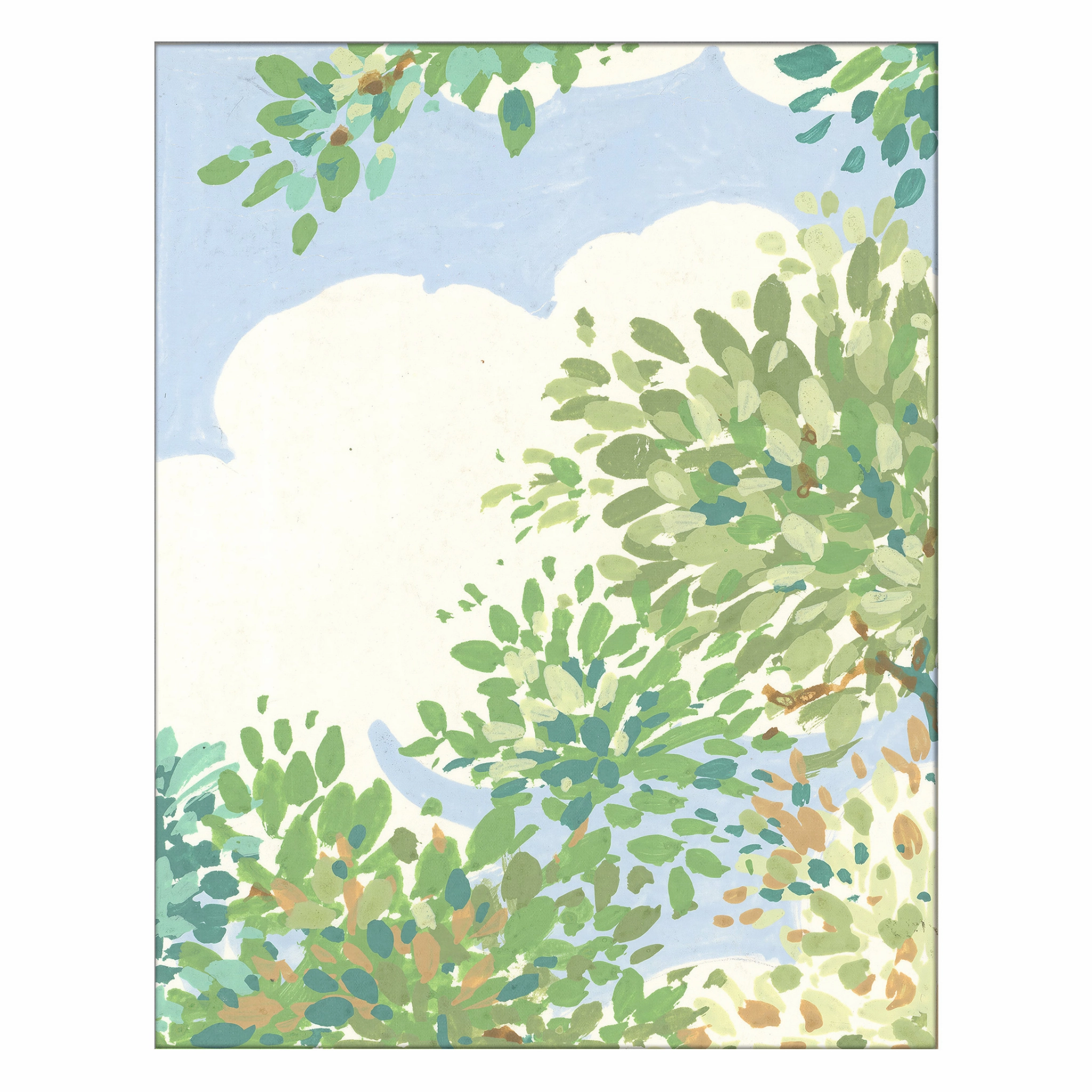 Saint-Fiacre Archive, Trees and Clouds