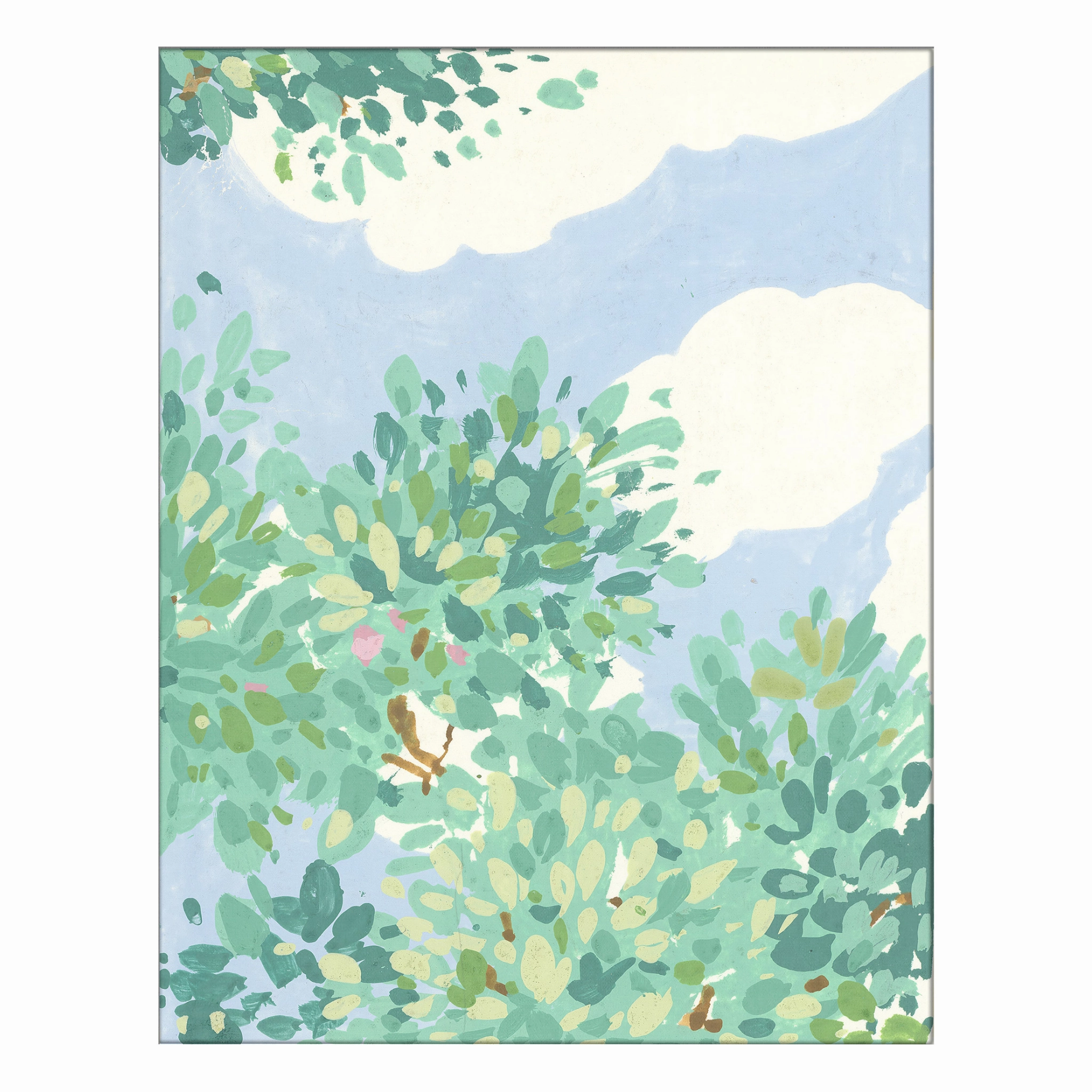 Saint-Fiacre Archive, Trees and Clouds