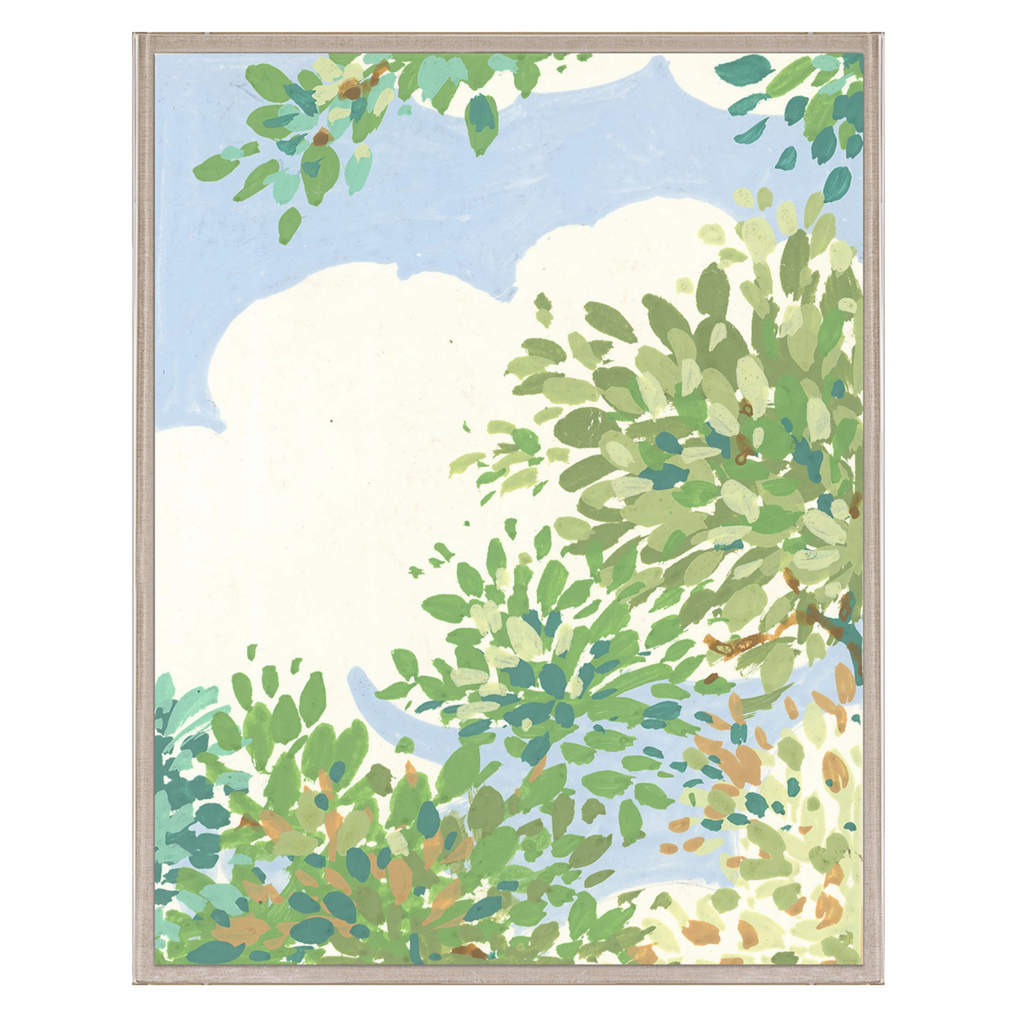 Saint-Fiacre Archive, Trees and Clouds 