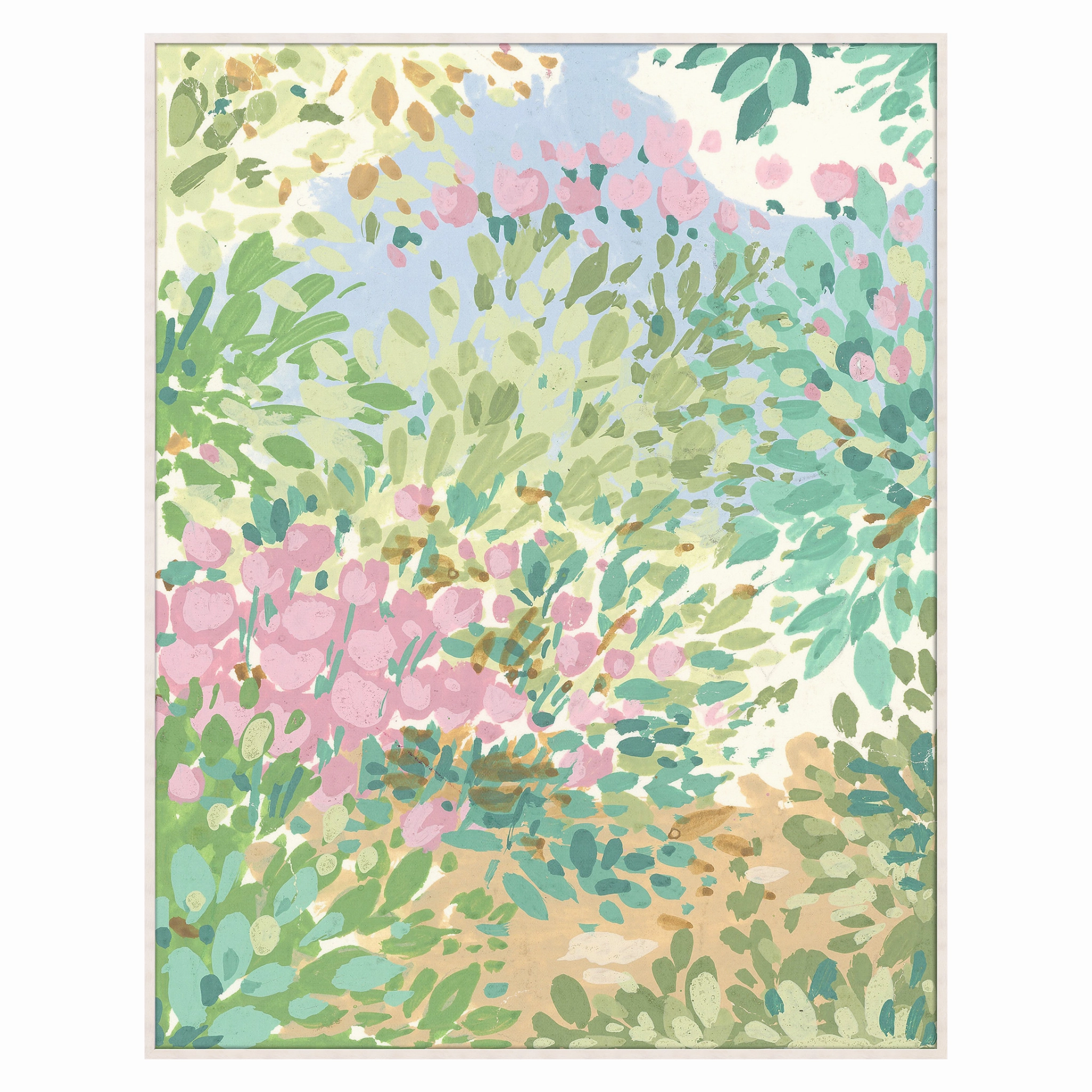 Saint-Fiacre Archive Watercolor Garden