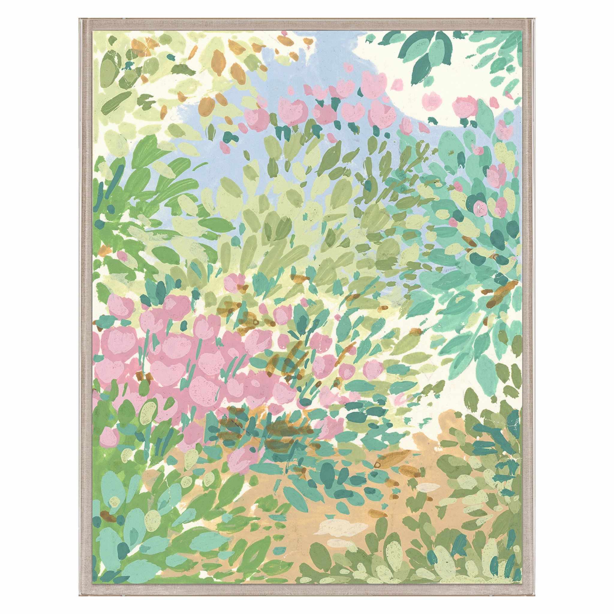 Saint-Fiacre Archive Watercolor Garden