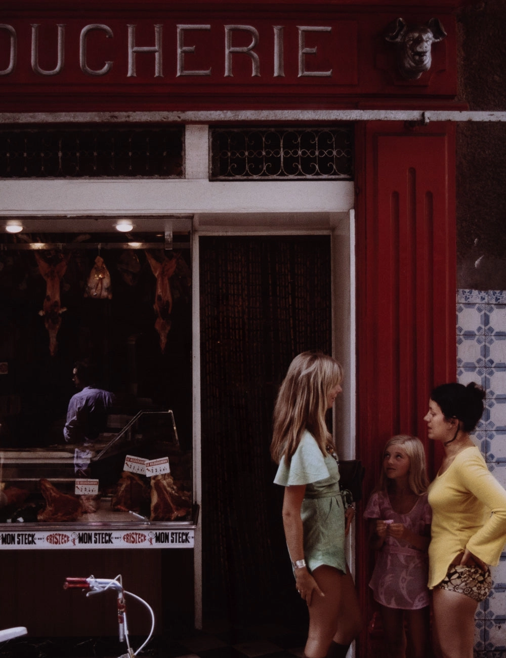Saint-Tropez Boucherie Photography Print by Slim Aarons