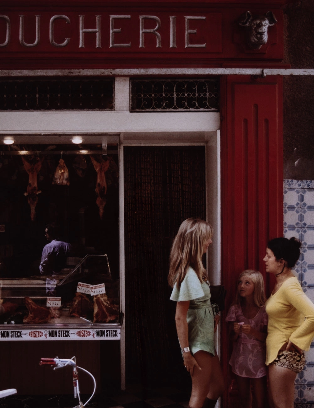 Saint-Tropez Boucherie Photography Print by Slim Aarons