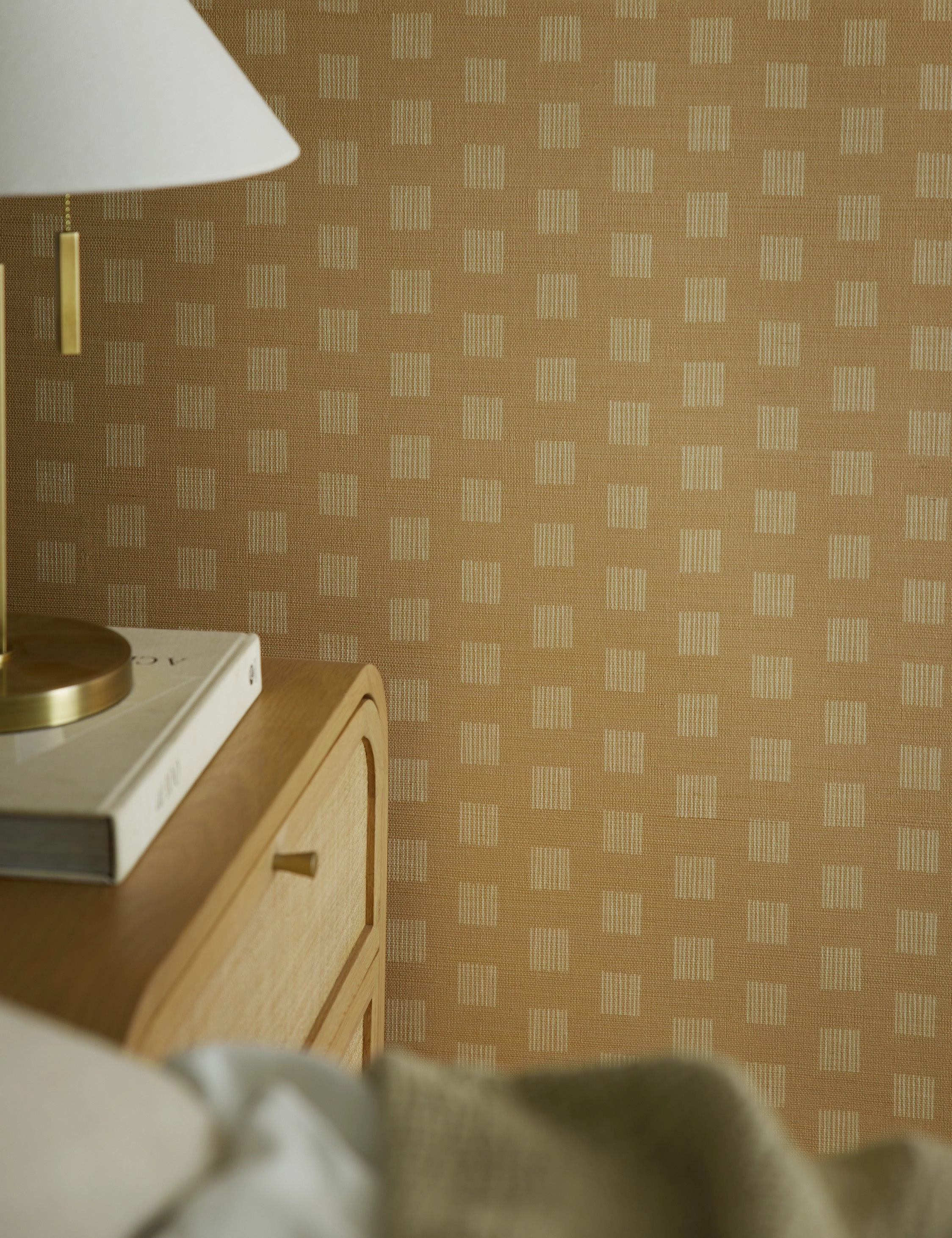 Sand Dune Grasscloth Wallpaper by lan Byrd