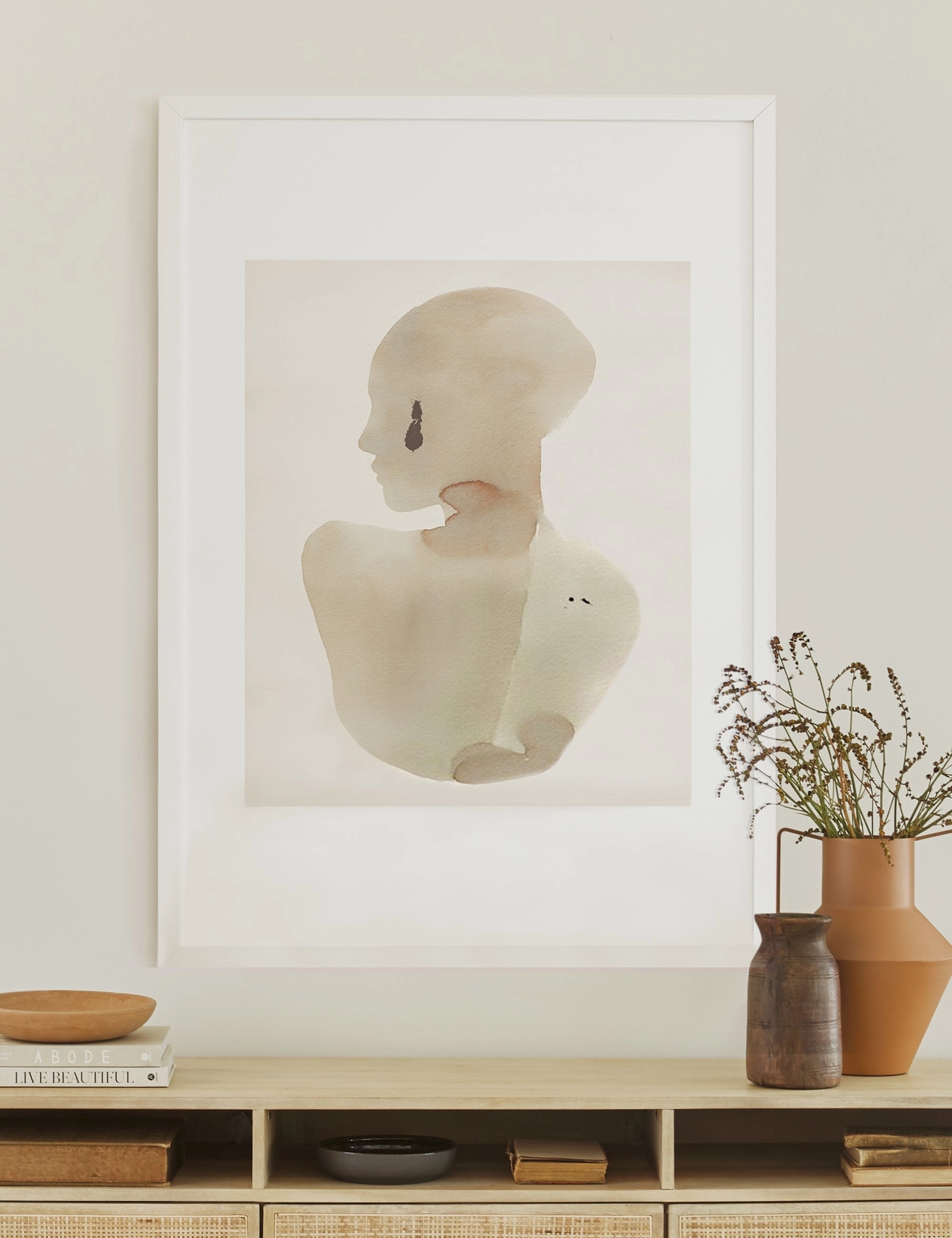 Sara Singh - Back Drop Wall Art by Stampa