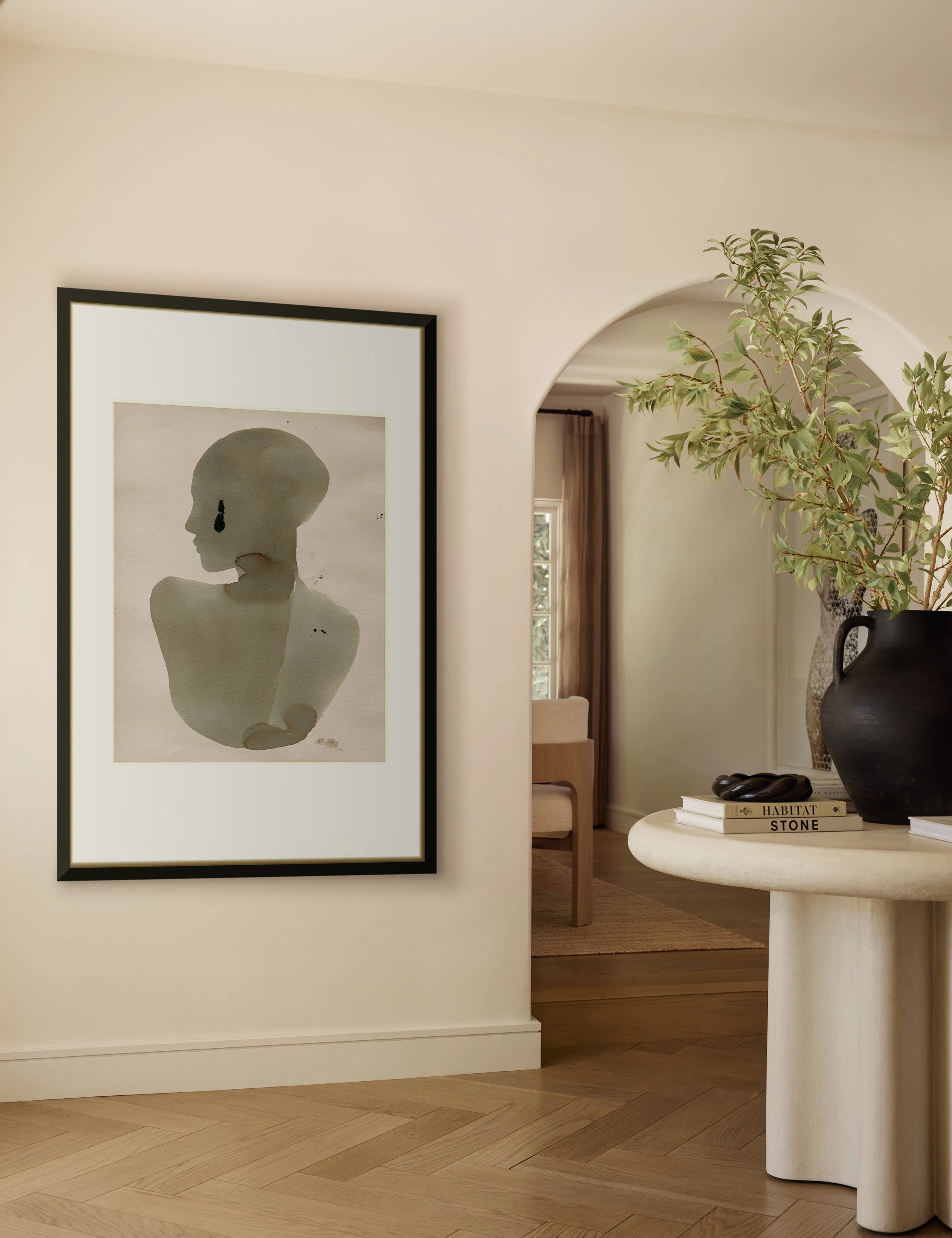Sara Singh - Back Drop Wall Art by Stampa