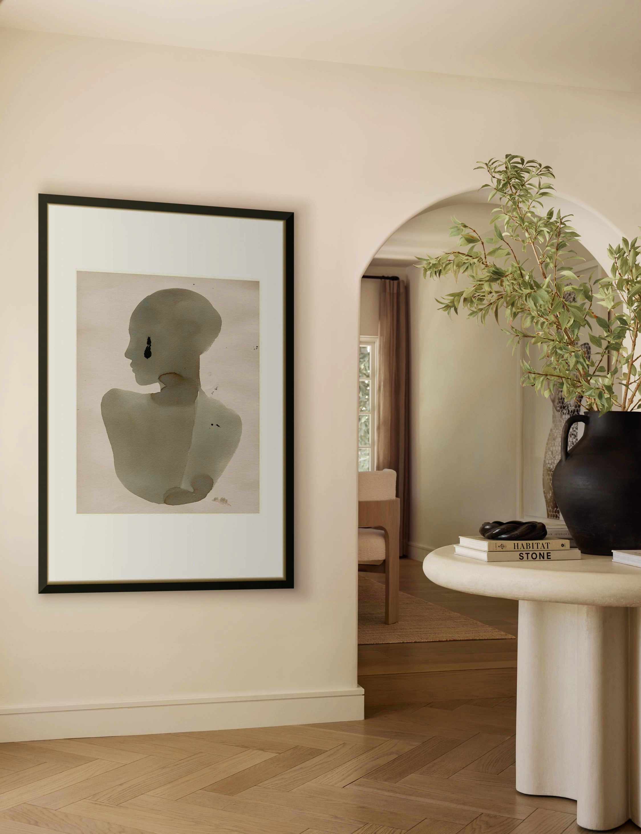 Sara Singh - Back Drop Wall Art by Stampa