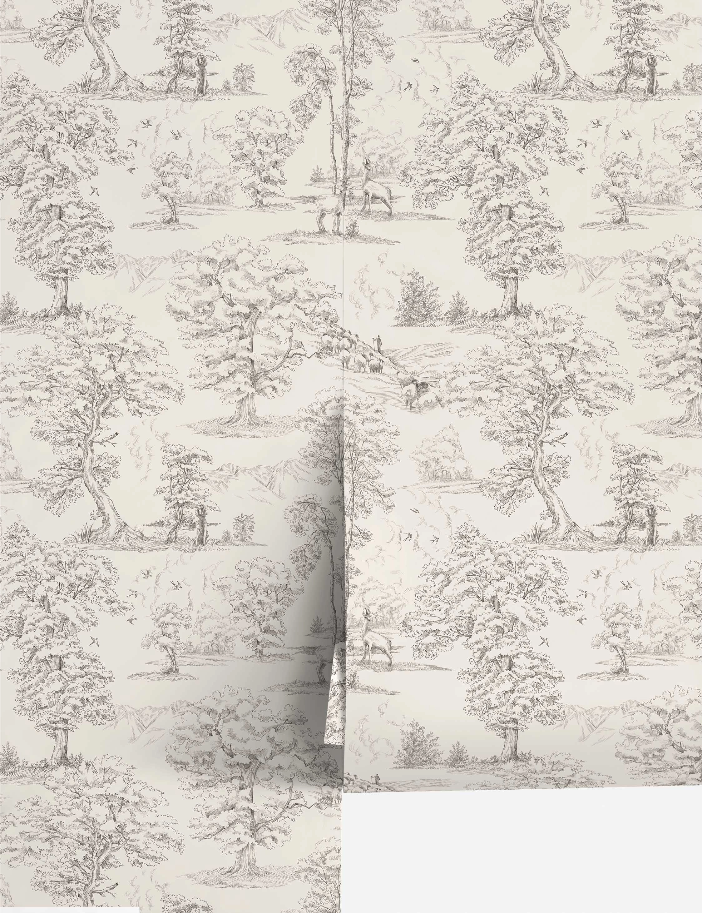Scalamandre Montfort Wallpaper by Sandberg