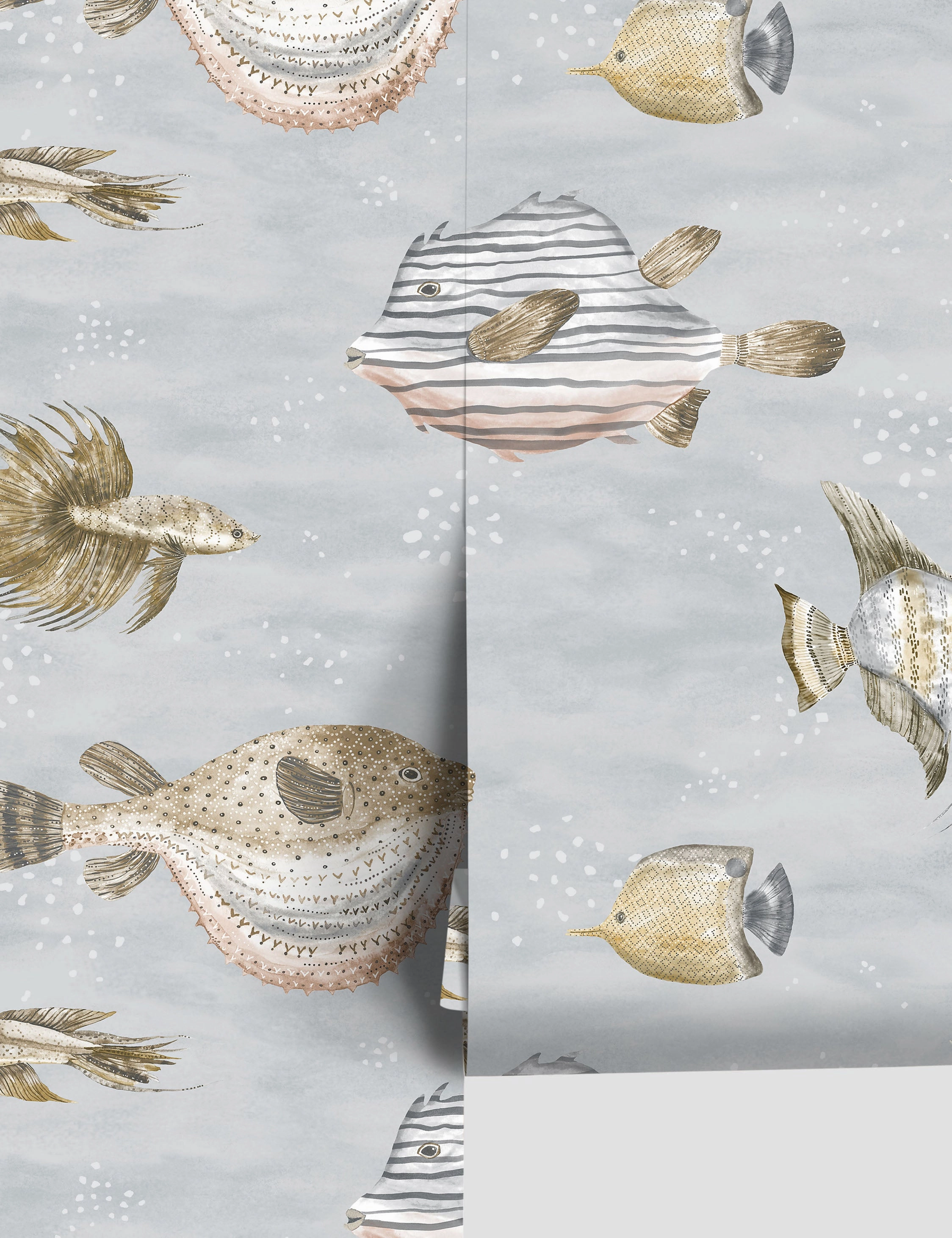 Scalamandre Oceanna Wallpaper by Sandberg