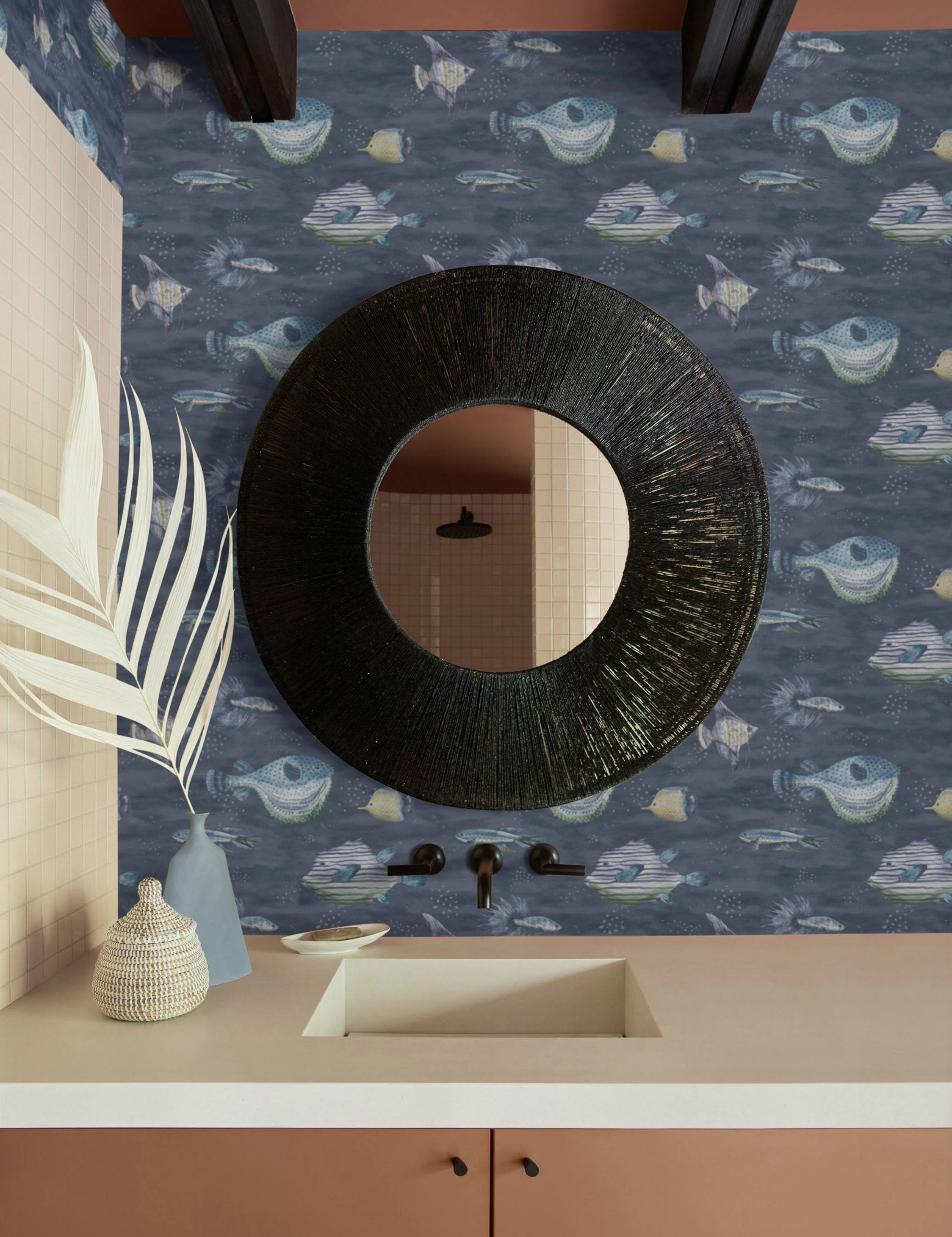 Scalamandre Oceanna Wallpaper by Sandberg