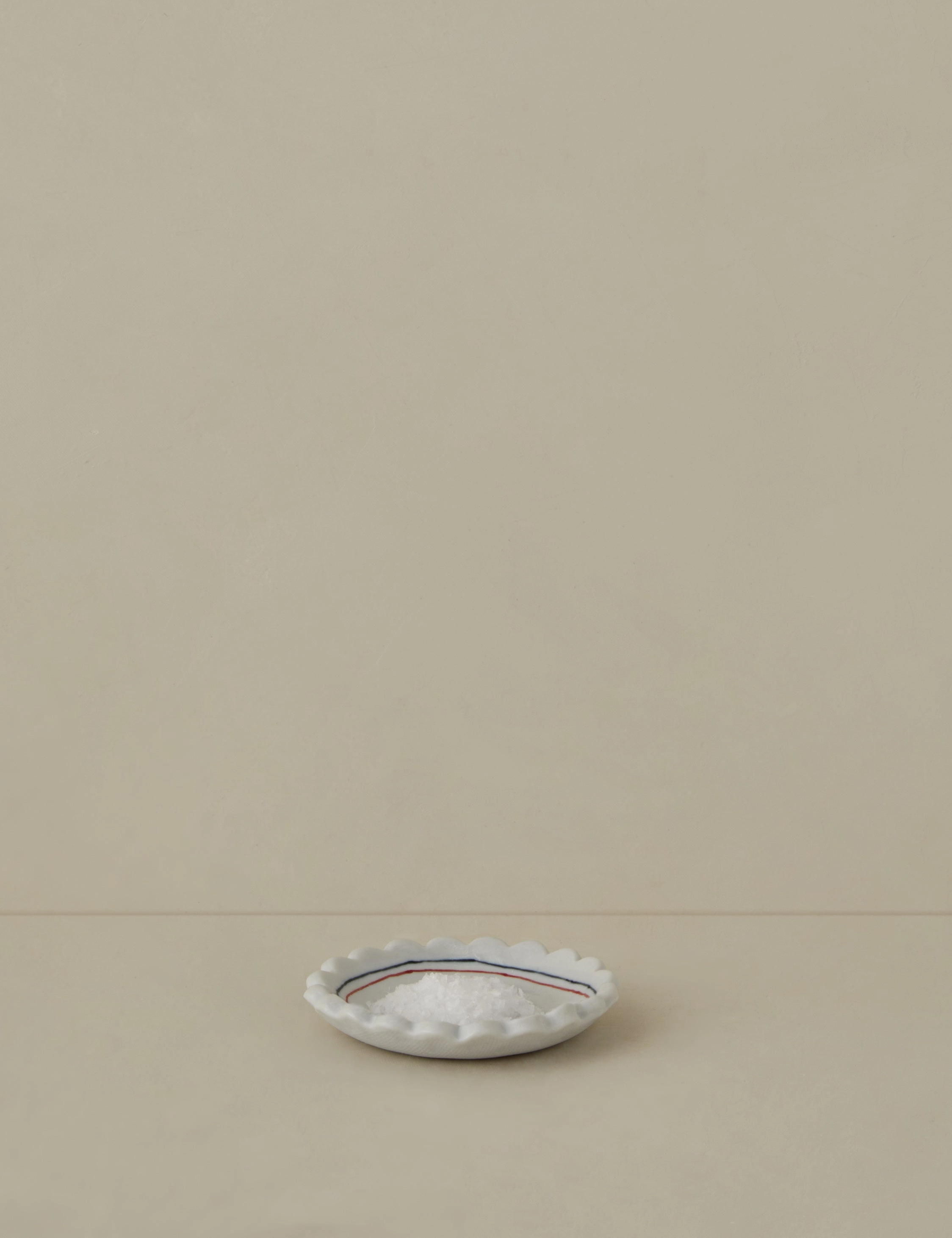 Scalloped Salt Dish by Stephanie Dawn Matthias