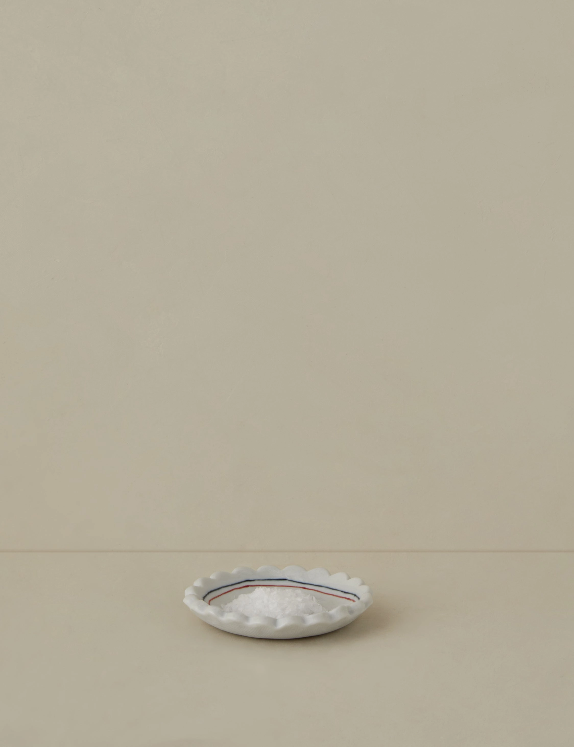 Scalloped Salt Dish by Stephanie Dawn Matthias