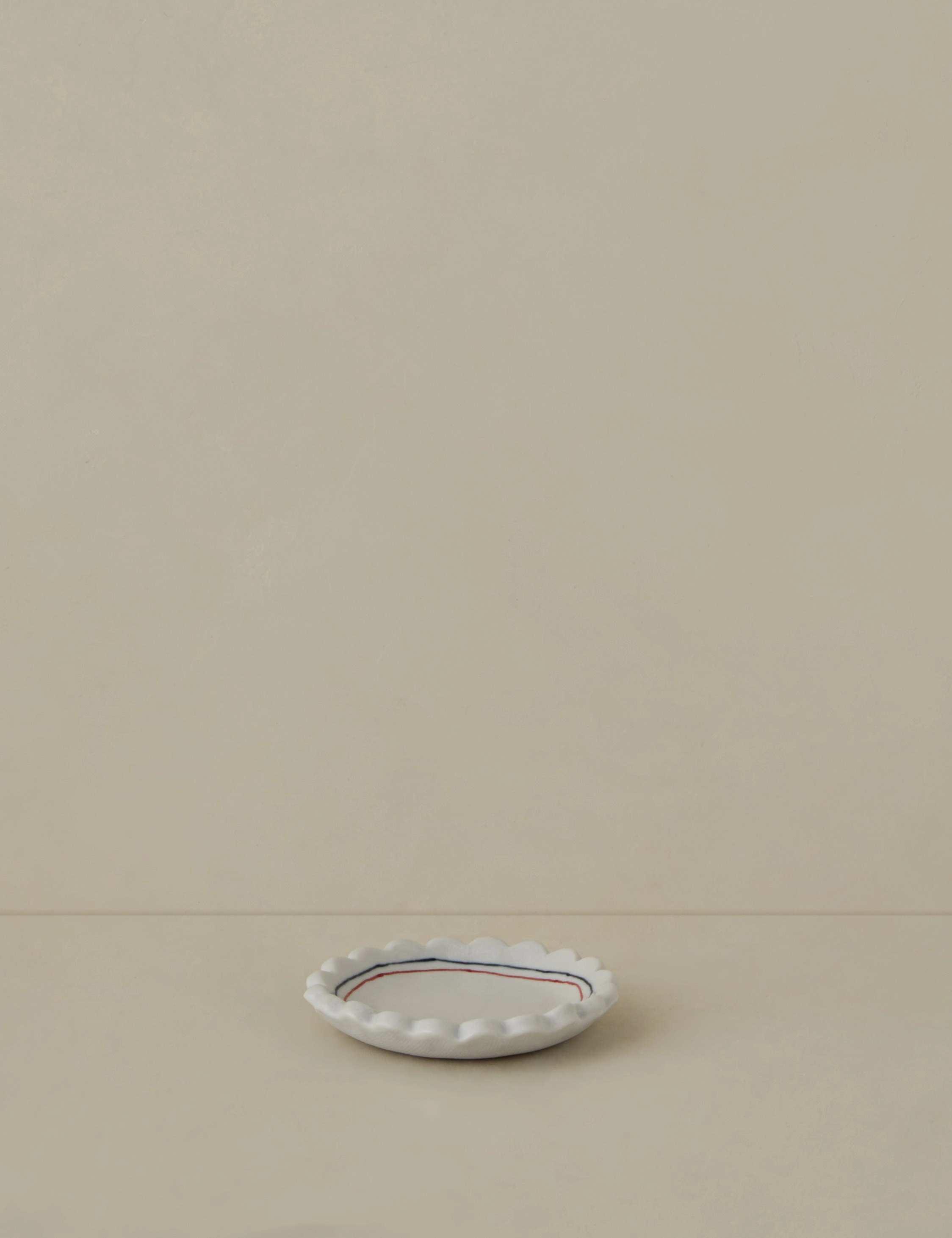 Scalloped Salt Dish by Stephanie Dawn Matthias