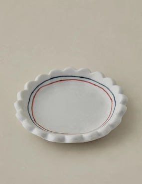 Scalloped Salt Dish by Stephanie Dawn Matthias 